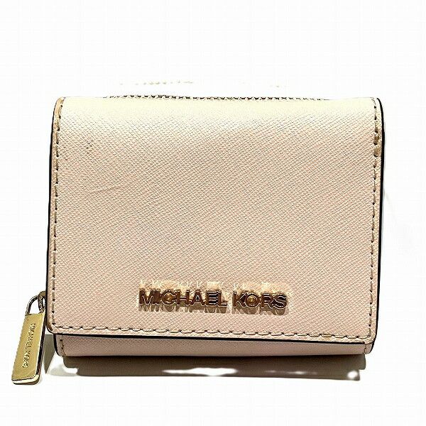 Michael Kors Michael Kors Leather Trifold Wallet Leather Short Wallet 35H9GTVZ5L DUTY FREE for USA