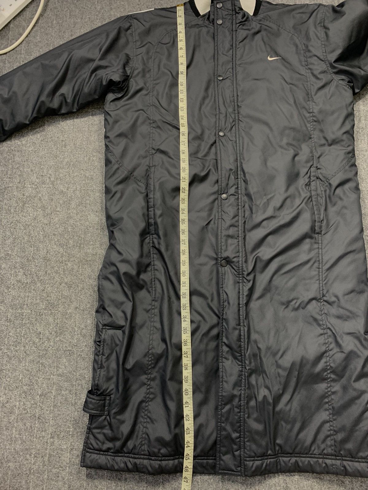 Nike Nike Swoosh Athletic Quilted Padded Parka Coach Jacket Size US L / EU 52-54 / 3 - 15 Thumbnail