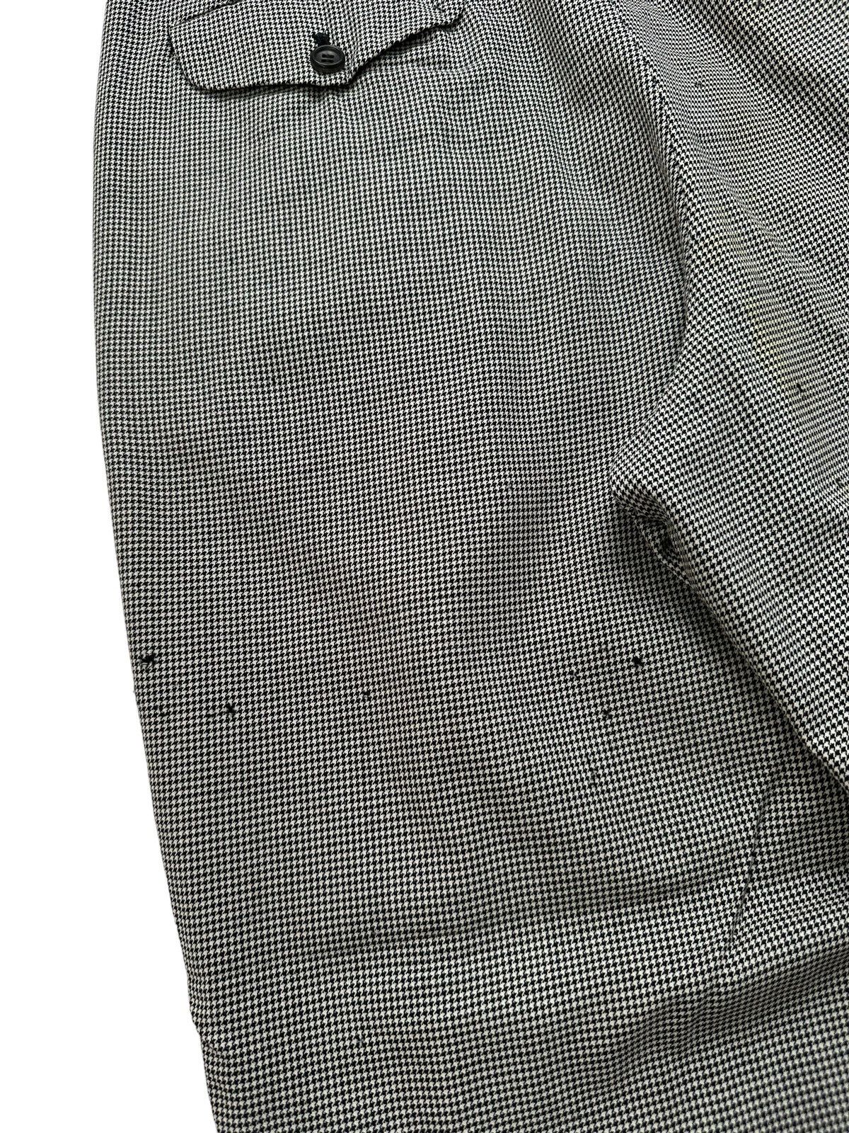 Comme des Garcons Comme des Garçons Homme Plus AW1991 Houndstooth Wool Trouser Size US 28 / EU 44 - 10 Thumbnail