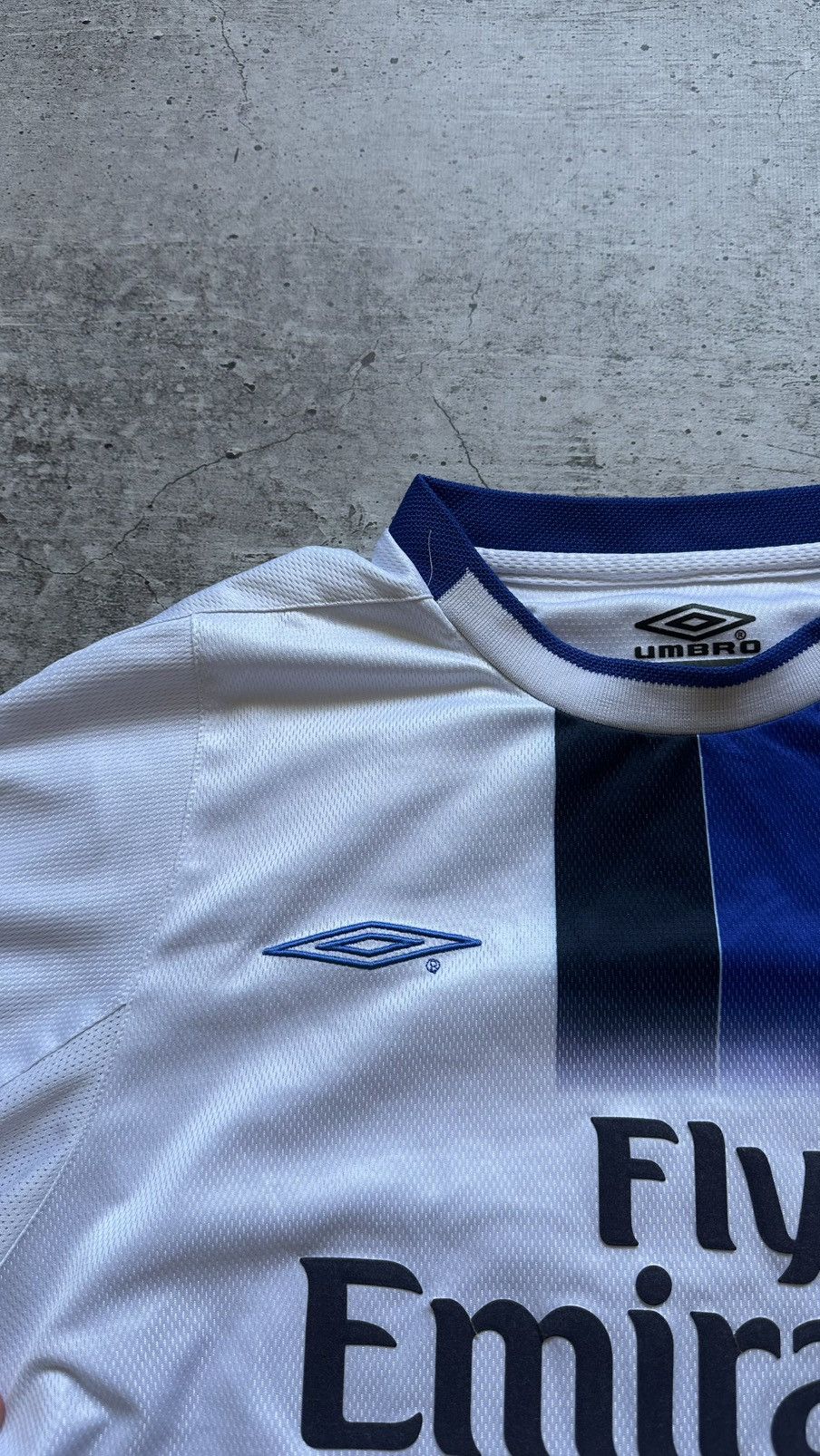Umbro 2004/05 Umbro Chelsea FC Drogba Match Worn Vintage Jersey Size US L / EU 52-54 / 3 - 11 Thumbnail