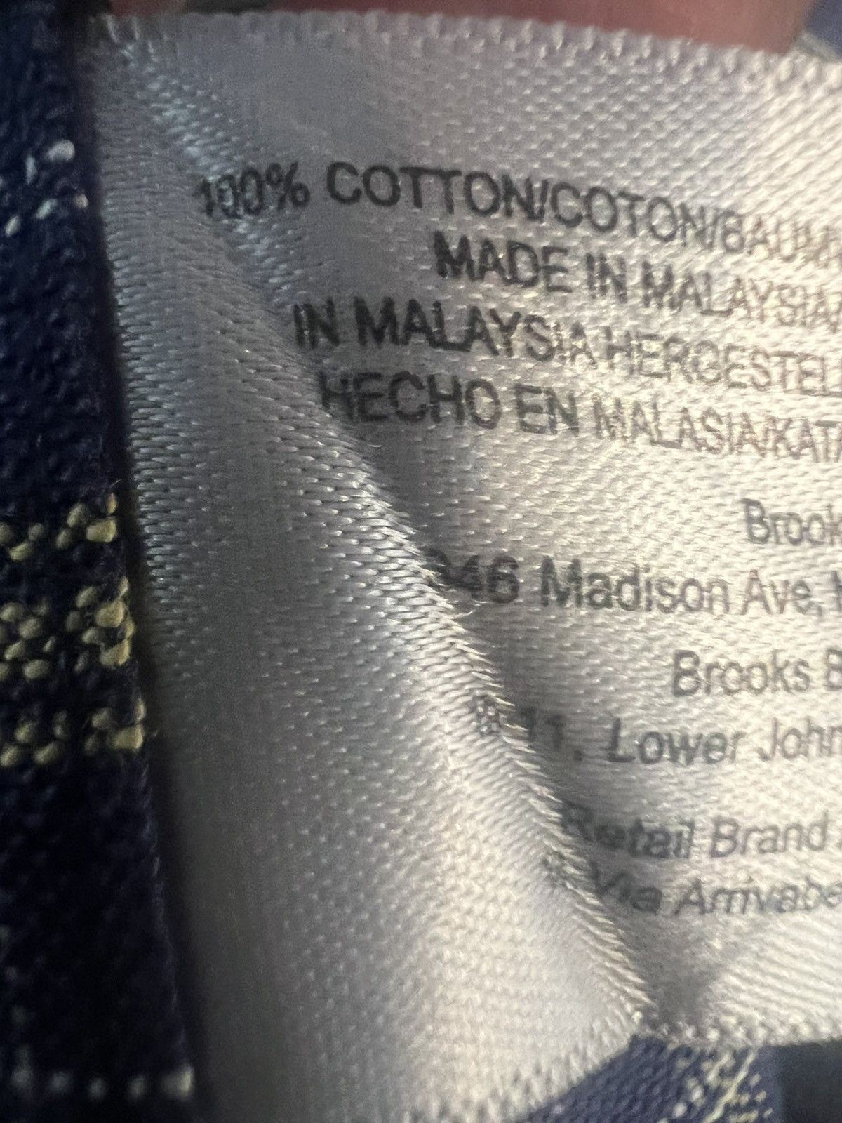 Brooks Brothers Brooks Brothers Shirt Large Blue Plaid Button Down Size US L / EU 52-54 / 3 - 7 Thumbnail