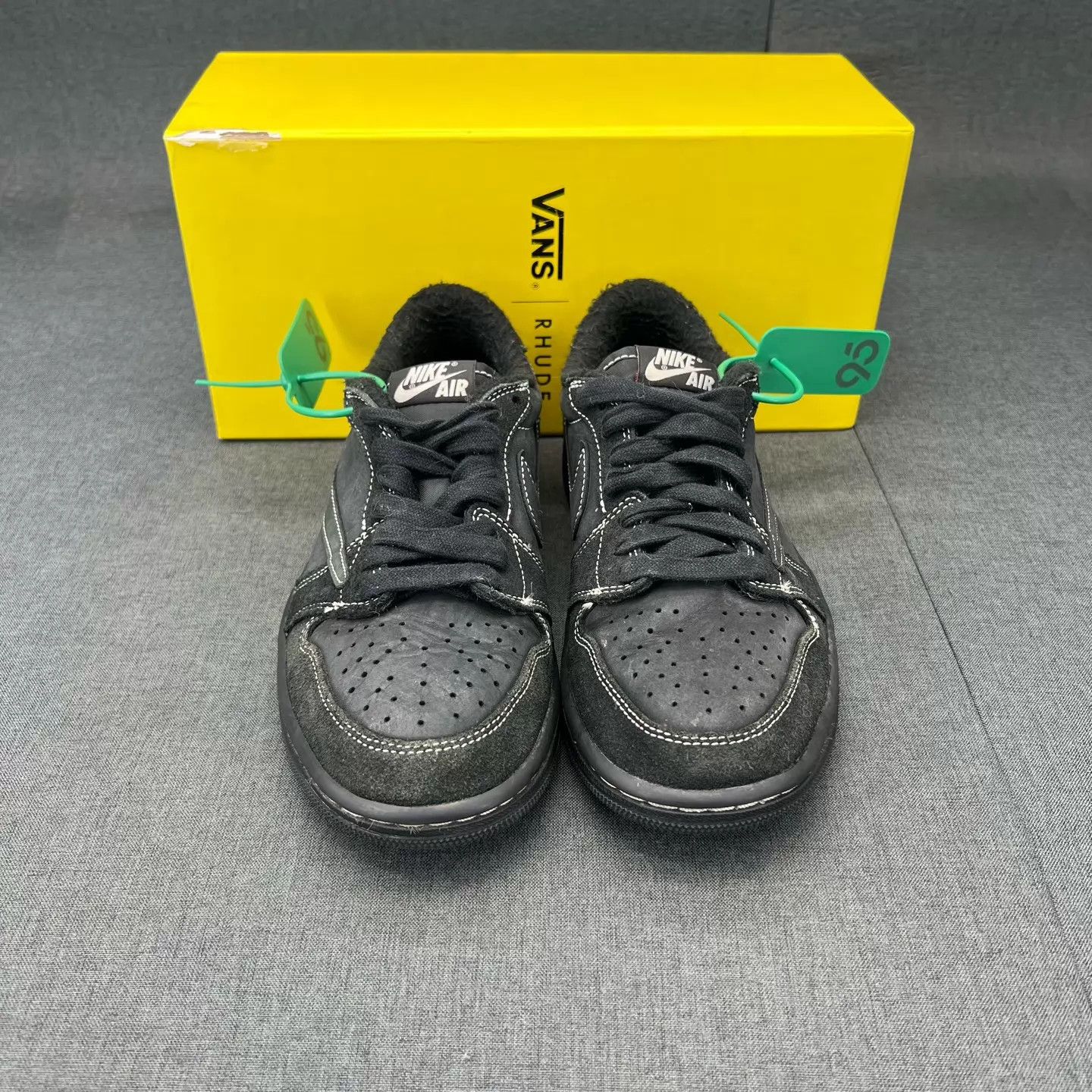 Nike AJ1 Low TS 4.0 Black Samurai Barbed Swoosh Size US 6.5 / EU 39-40 - 5 Thumbnail