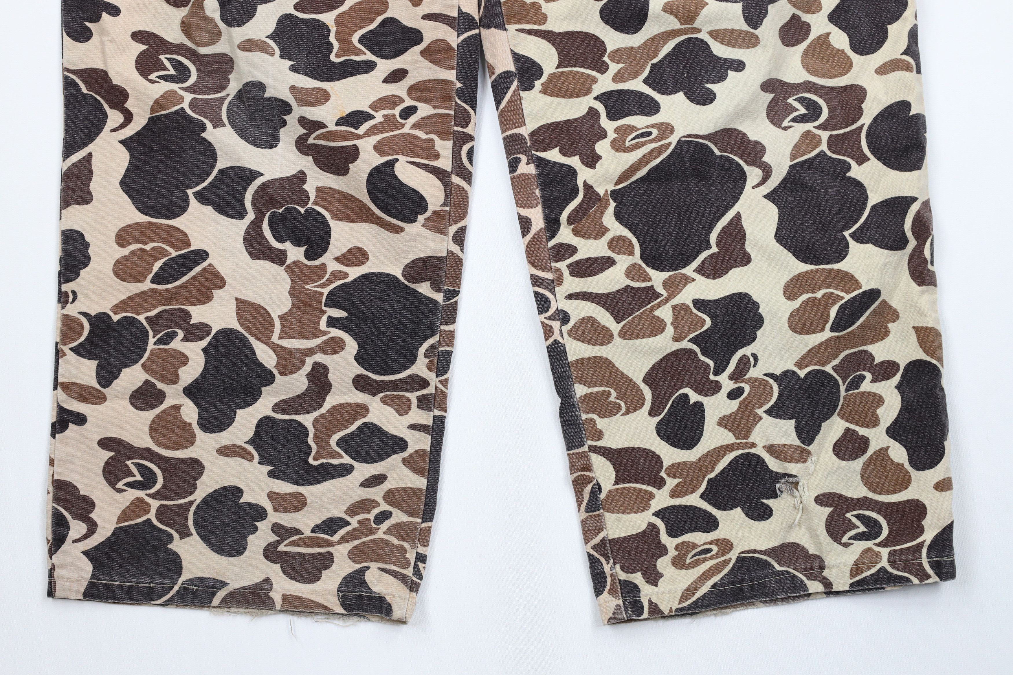 Vintage Vintage 90s Streetwear Duck Camouflage Wide Leg Pants Size US 36 / EU 52 - 4 Thumbnail