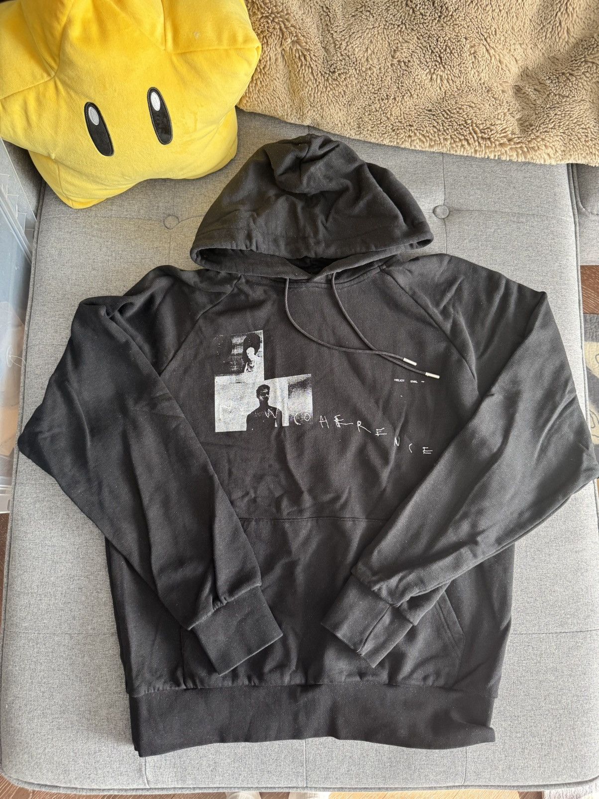 パーカー・フーディ HELIOT EMIL Men Hoodies PRESS25M08073 BLK01 BLACK Heliot Emil HELIOT EMIL Men Hoodies PRESS25M08073 BLK01