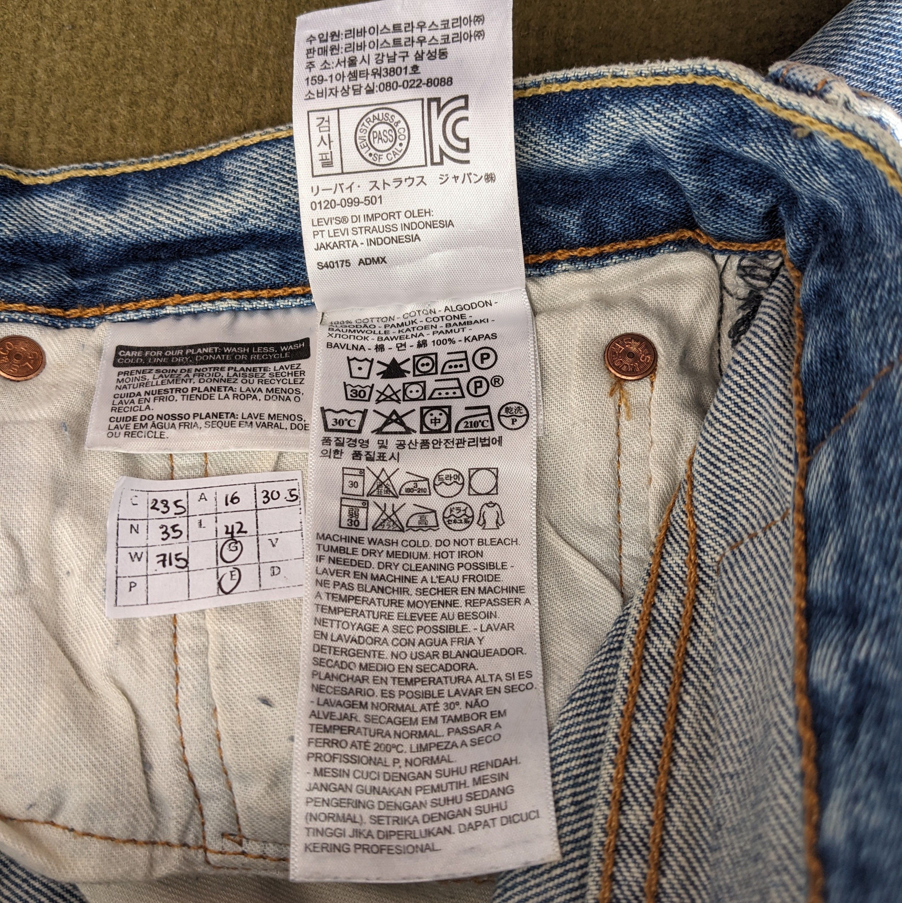 Levi's Vintage Levi's Strauss Co American Brand Denim Jeans Size US 32 / EU 48 - 11 Thumbnail