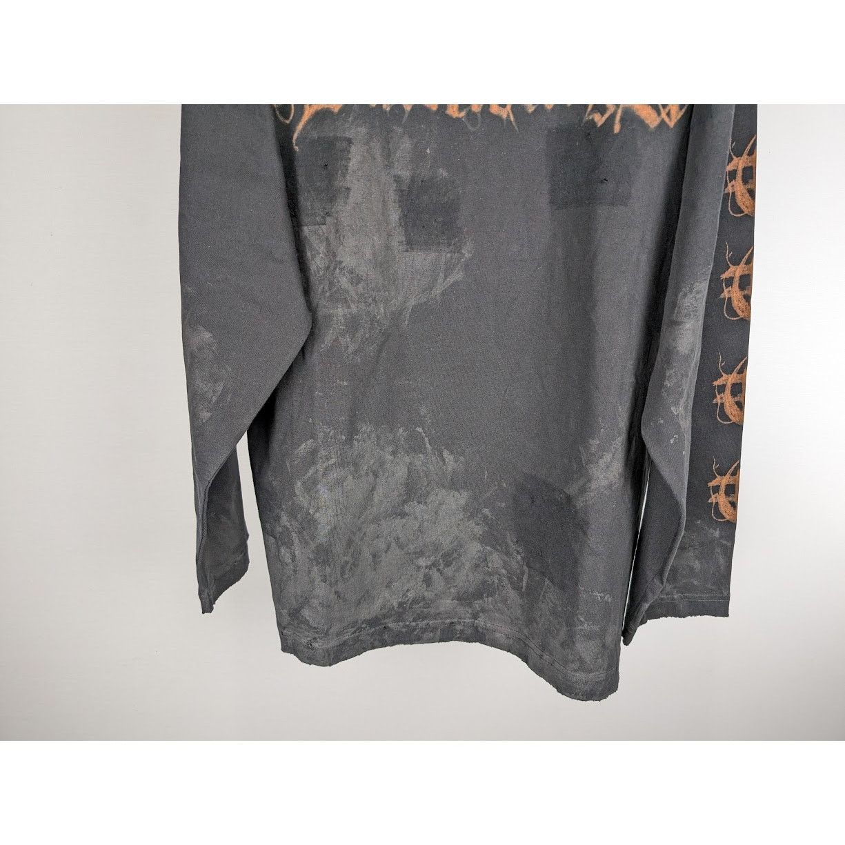 Balenciaga o1rshd1 Long Sleeve T-Shirt in Nero Size US M / EU 48-50 / 2 - 6 Thumbnail