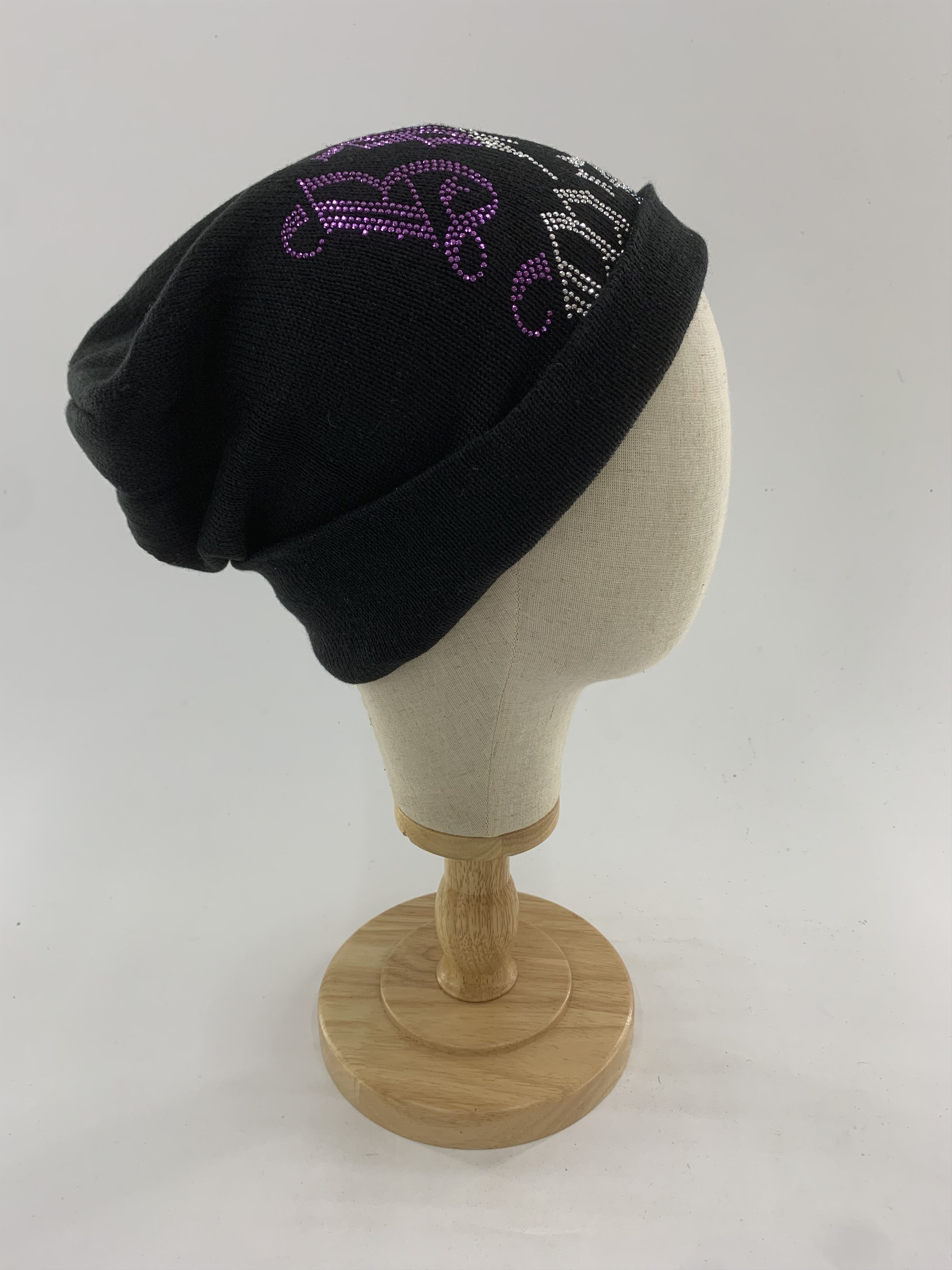 Vintage Graphic Beanie Hat Snowcap Size ONE SIZE - 4 Thumbnail