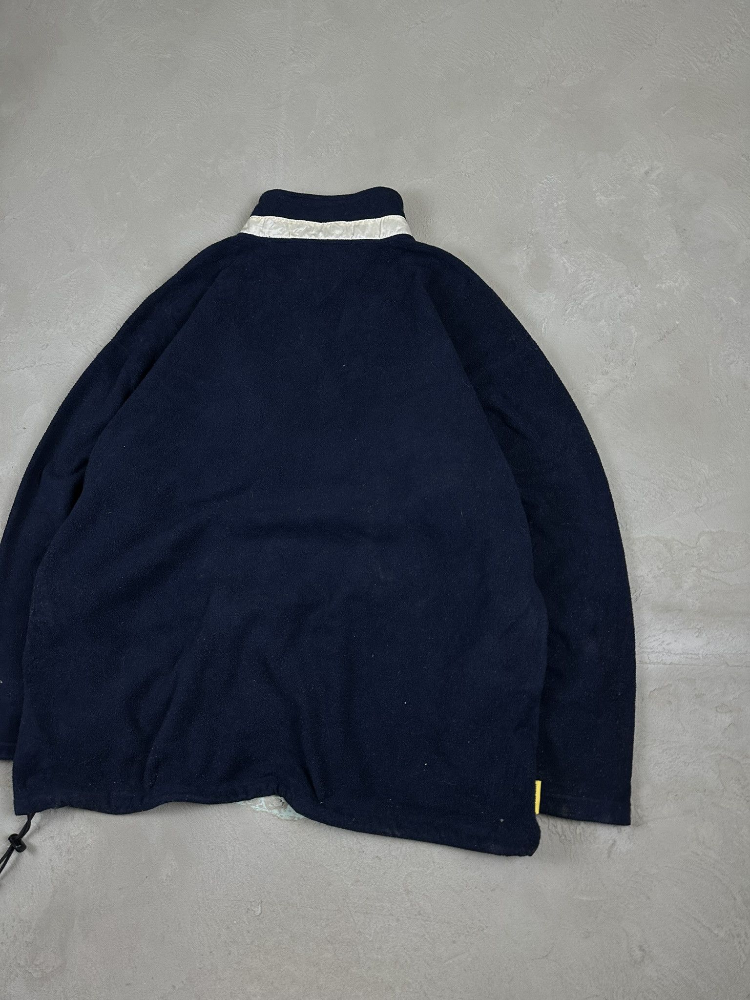 Tommy Hilfiger × Vintage 00s Vintage Y2k Tommy Hilfiger Sherpa Boxy Quaterzip Fleece Size US XXL / EU 58 / 5 - 14 Thumbnail
