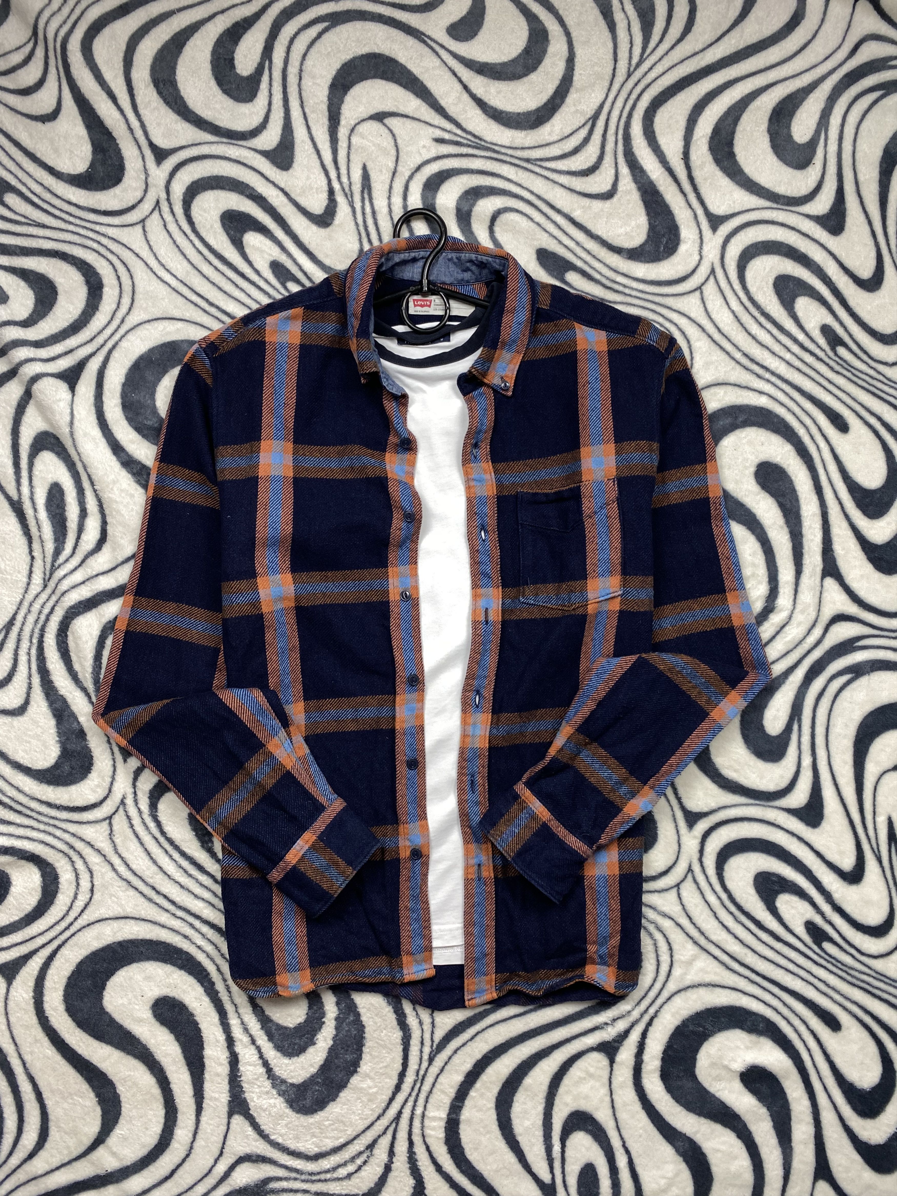Levi's Levi's Vintage Mens Flannel Overshirt Shirt Size US M / EU 48-50 / 2 - 1 Thumbnail
