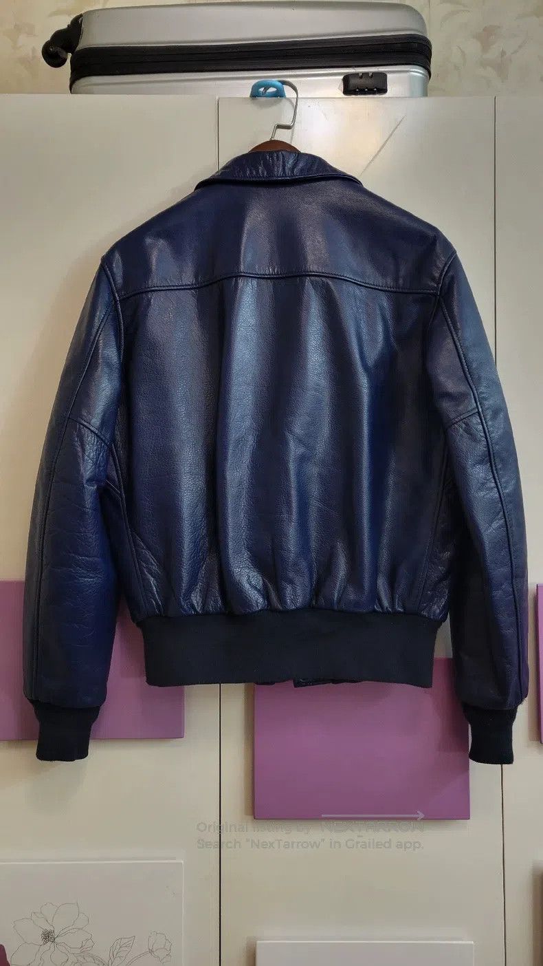 Schott Schott A2 men's leather jacket retro Size US XL / EU 56 / 4 - 5 Thumbnail