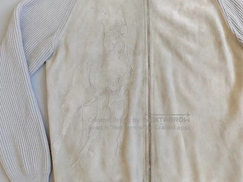 Hermes Hermes Leather jacket, suede goat leather and wool blend, Size US L / EU 52-54 / 3 - 4 Thumbnail