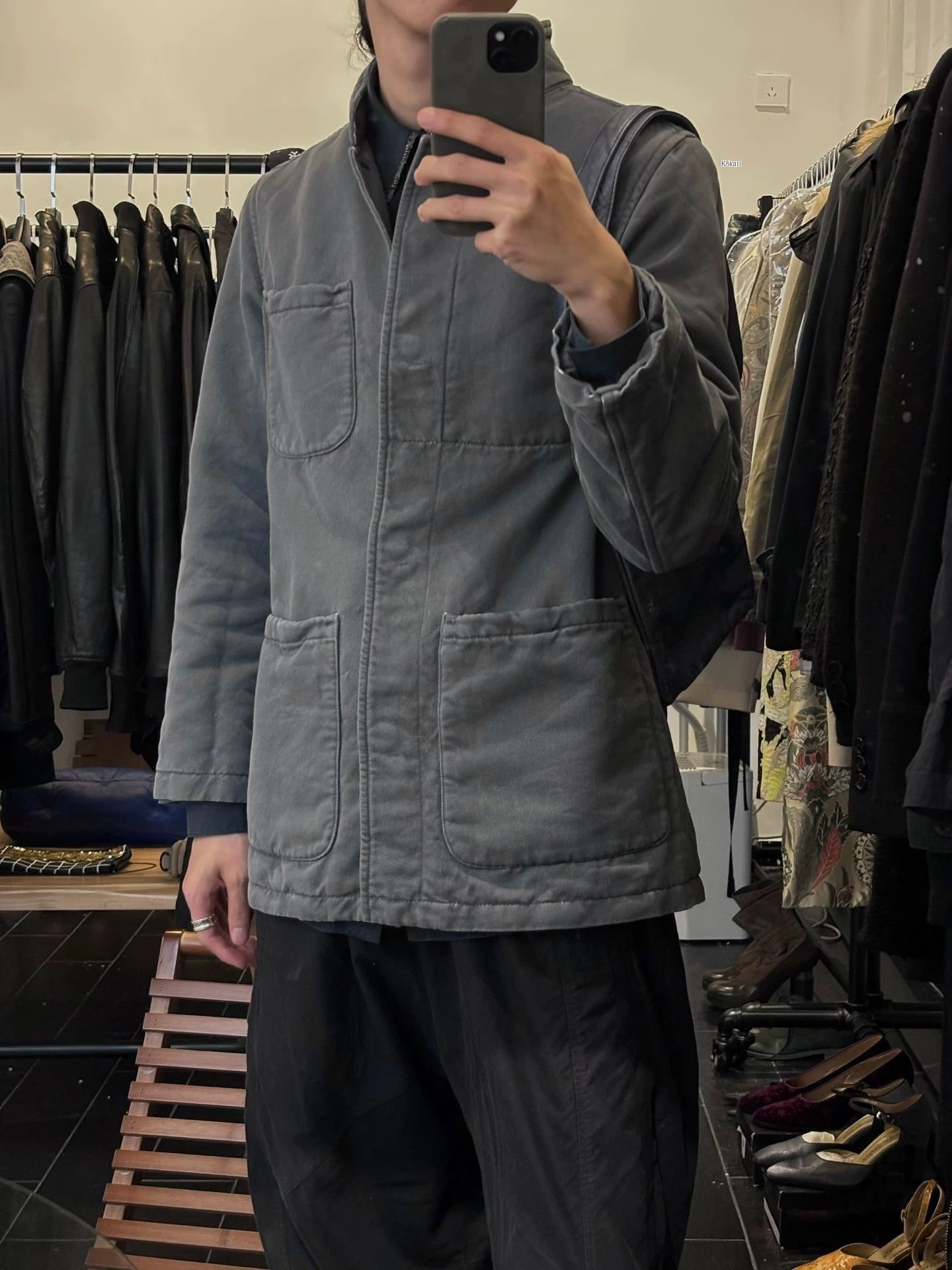 Maison Margiela Black Utility Jacket with Multiple Pockets Size US S / EU 44-46 / 1 - 2 Thumbnail