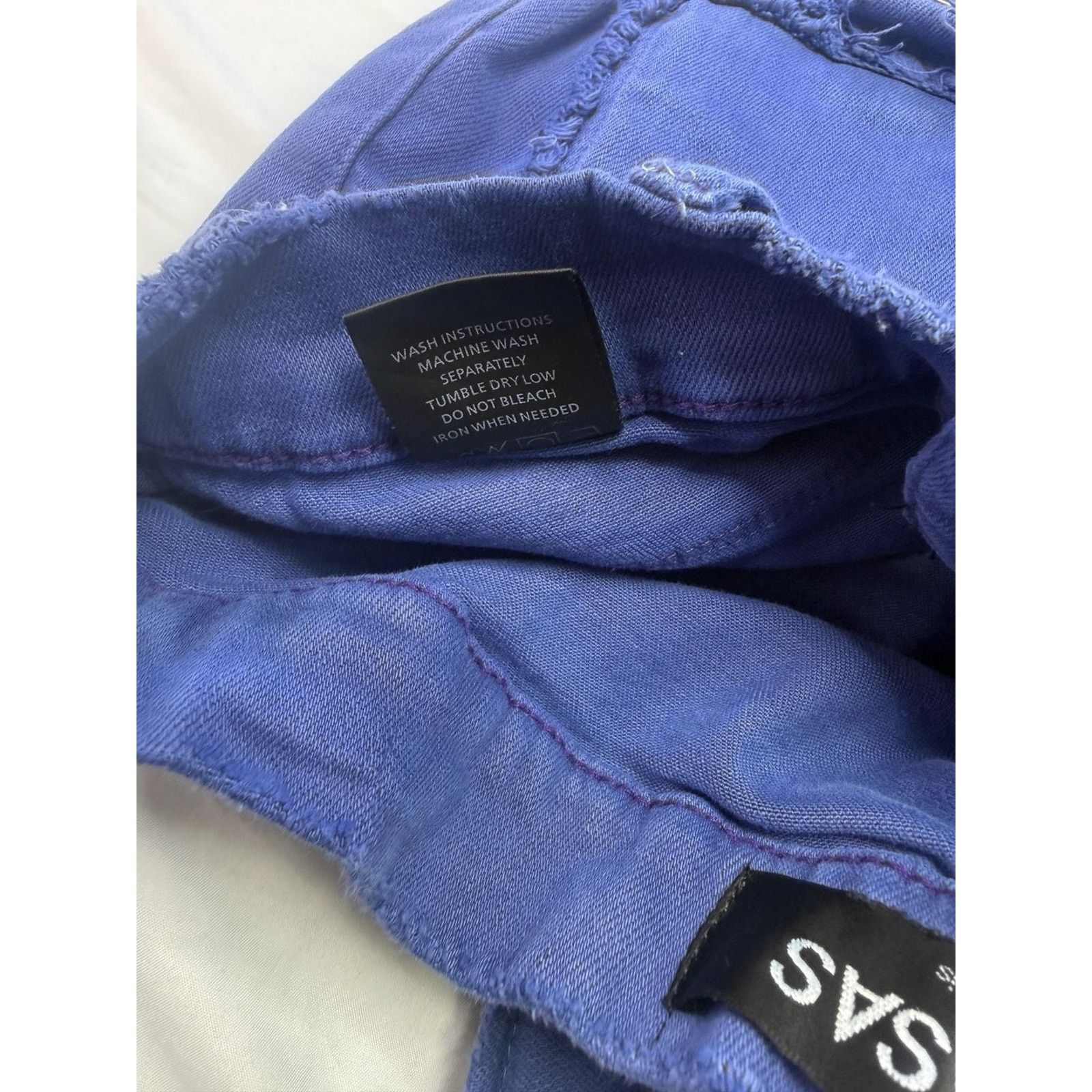 Valabasas VALABASAS Royal Blue Multi-Pocket Flare Stacked Cargo Jeans Size US 34 / EU 50 - 5 Thumbnail