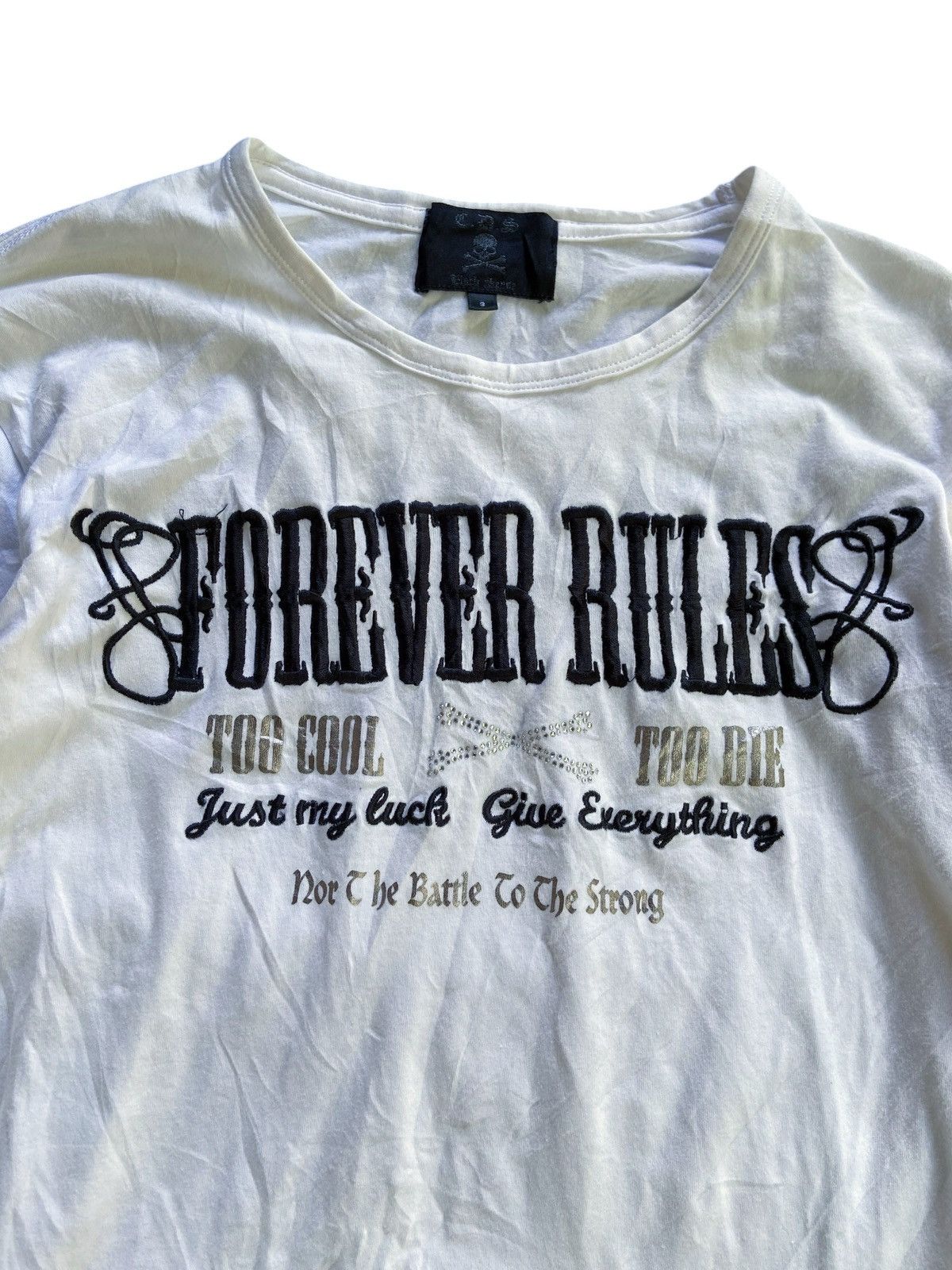 Japanese Brand TOO COOL TOO DIE DOUBLE LAYER PUNK LONG SLEEVE Size US M / EU 48-50 / 2 - 5 Thumbnail