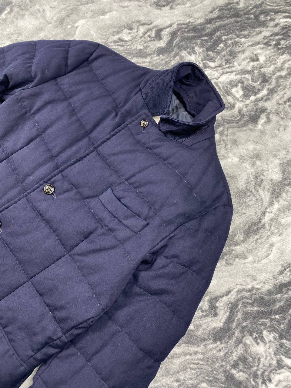 Moncler Moncler Rodin Wool Down Jacket Men Size L Blue Size US L / EU 52-54 / 3 - 2 Thumbnail