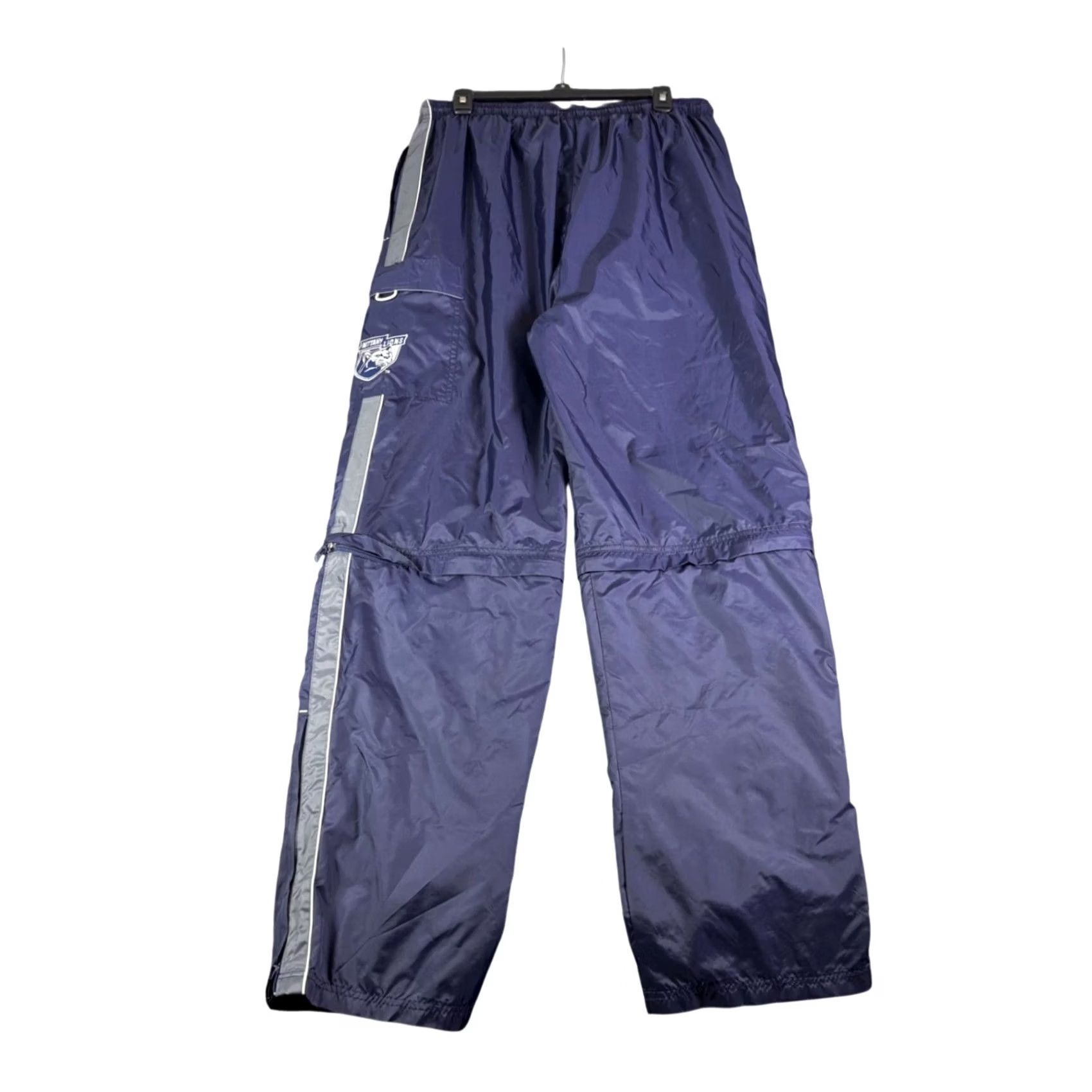 Penn Savvy Penn State Nittany Lions Convertible Nylon Track Pants Navy Blue Mens XL Size US 36 / EU 52 - 2 Thumbnail