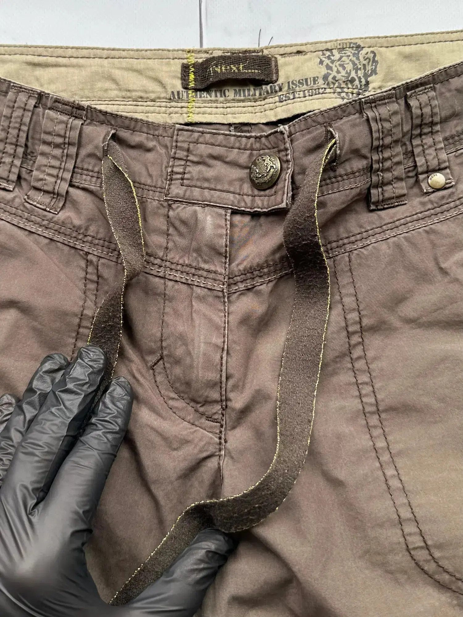 Vintage Vintage Wide Cargo Pants (B440)E2 Size 27" / US 4 / IT 40 - 5 Thumbnail