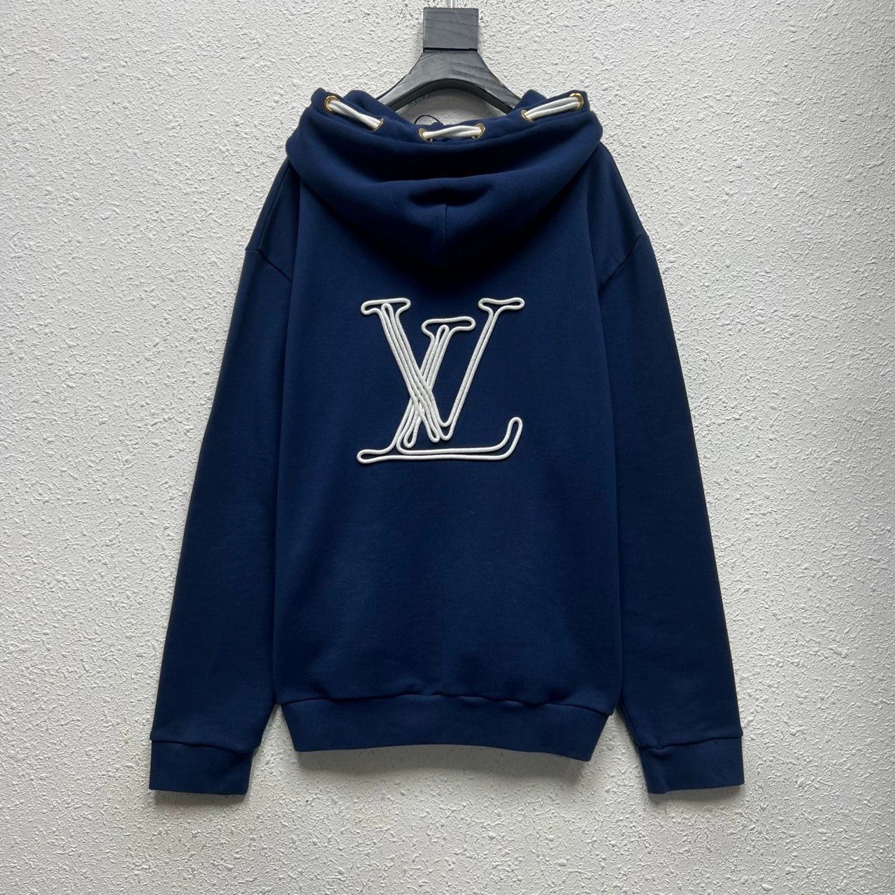 Louis Vuitton louis vuitton nautical logo blue hoodie Size US XL / EU 56 / 4 - 2 Thumbnail