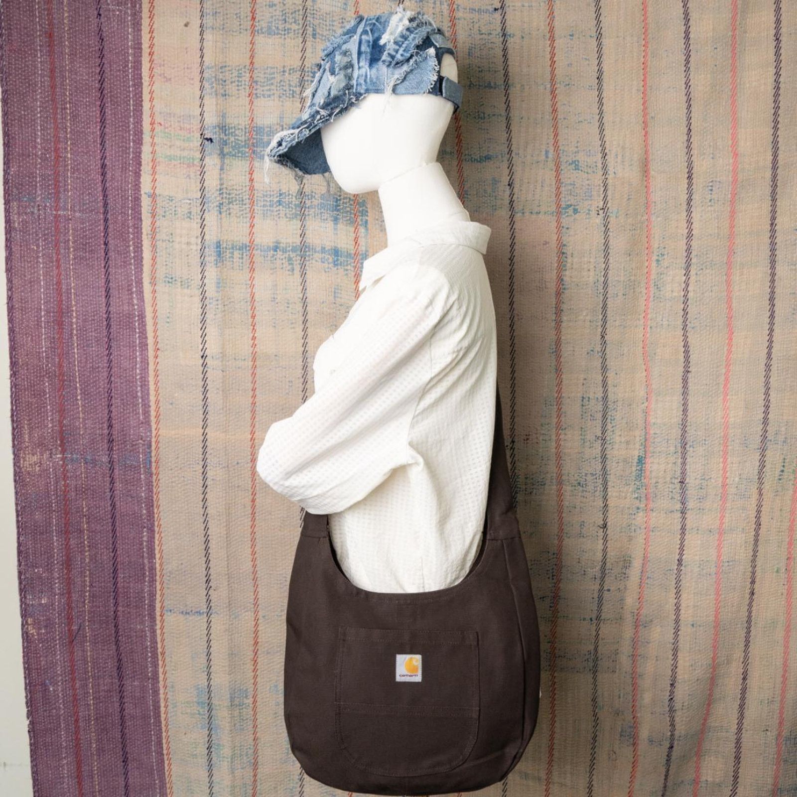 Carhartt Upcycled handmade carhartt sling bag Size ONE SIZE - 2 Thumbnail
