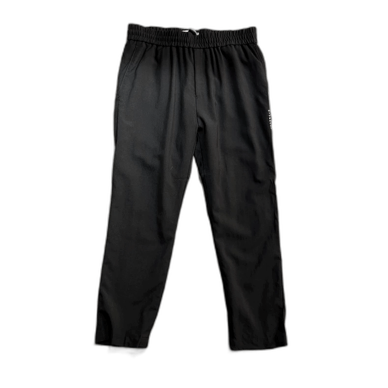 Givenchy Givenchy Black Logo Embroidered Wool Casual Pants -2507 Size US 34 / EU 50 - 1 Thumbnail