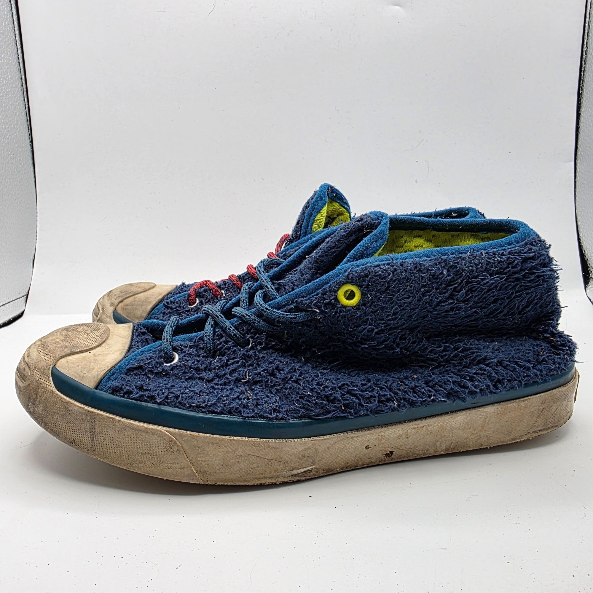Converse Converse Jack Purcell Mid Retro Sherpa Womens Size 8.5 Blue Size US 8.5 / IT 38.5 - 13 Thumbnail