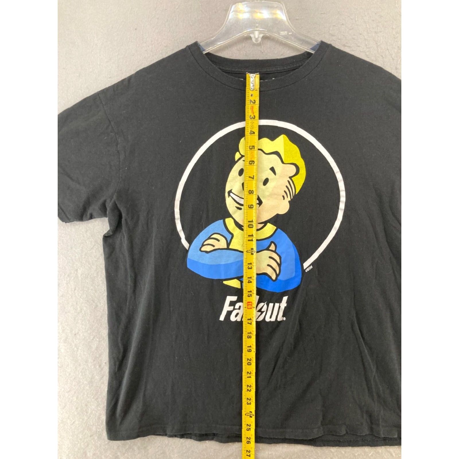 Logo 7 Bethesda Gaming T-Shirt Black XL Short Sleeve Graphic Print Mens Size US XL / EU 56 / 4 - 3 Thumbnail