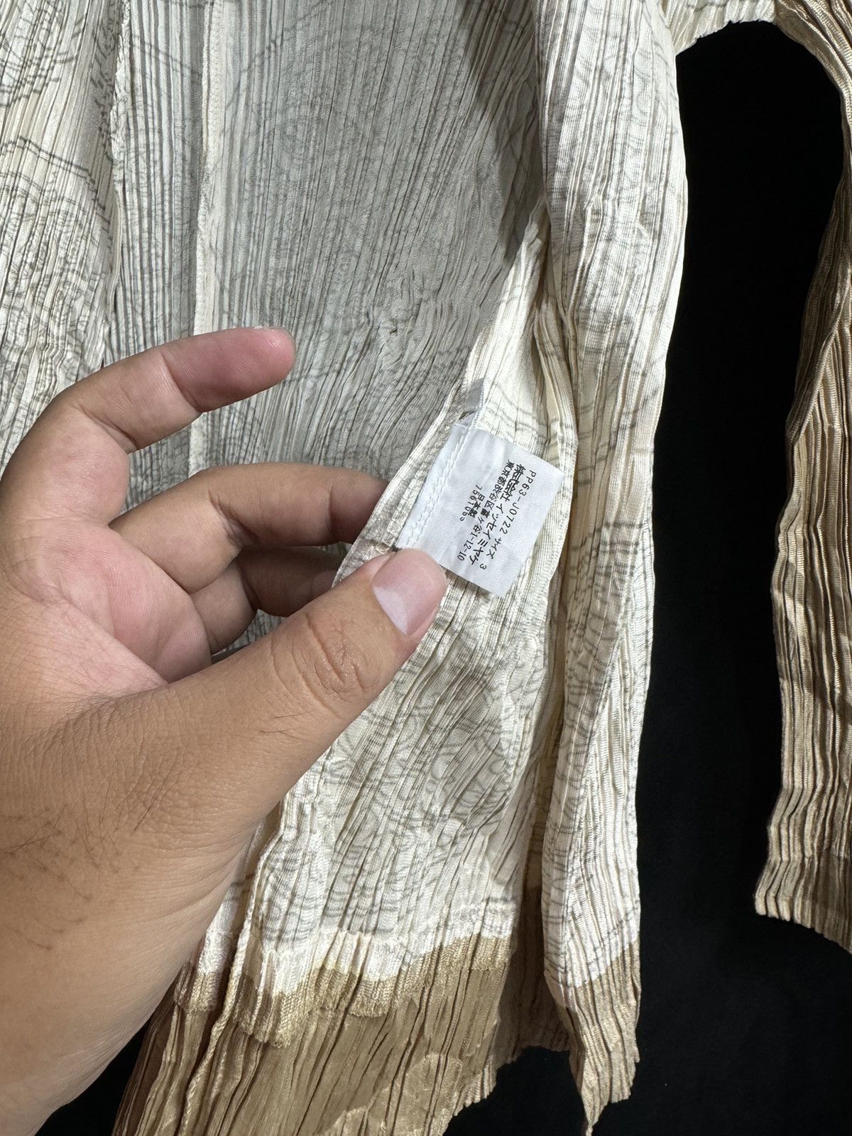 Homme Plisse Issey Miyake × Issey Miyake × Pleats Please Issey Miyake Issey Miyake Pleats Please Cardigan All Over Art Size M / US 6-8 / IT 42-44 - 7 Thumbnail