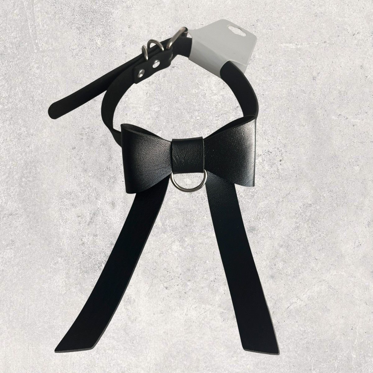 Other Bow PU Leather Choker Size ONE SIZE - 4 Thumbnail