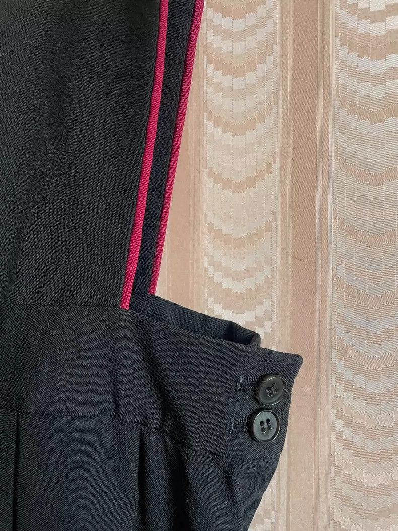 Comme des Garcons Comme des Garcons Black strap skirt pleated skirt skirt dr Size L / US 10 / IT 46 - 5 Thumbnail