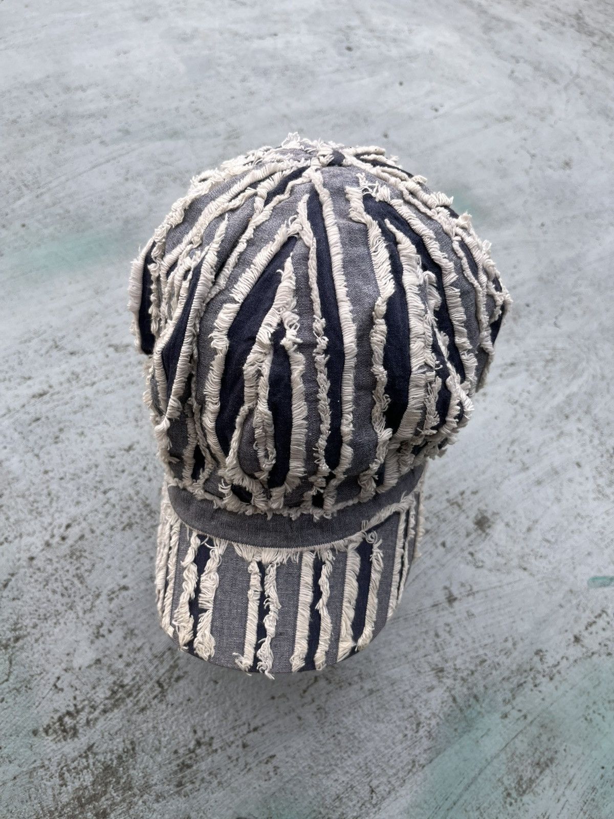 Kapital JAPANESE UNKNOWN DISTRESSED NEWBOYS CAP HAT KAPITAL STYLE Size ONE SIZE - 4 Thumbnail