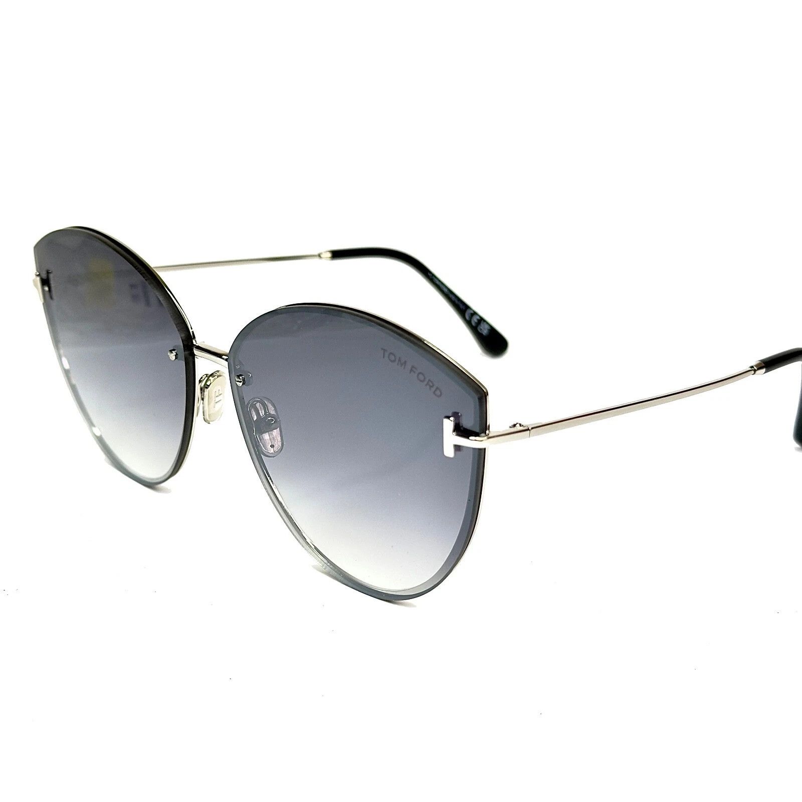Tom Ford TOM FORD EVANGELINE TF1106 16C Silver Sunglass 1106 FT1106 Size ONE SIZE - 8 Thumbnail
