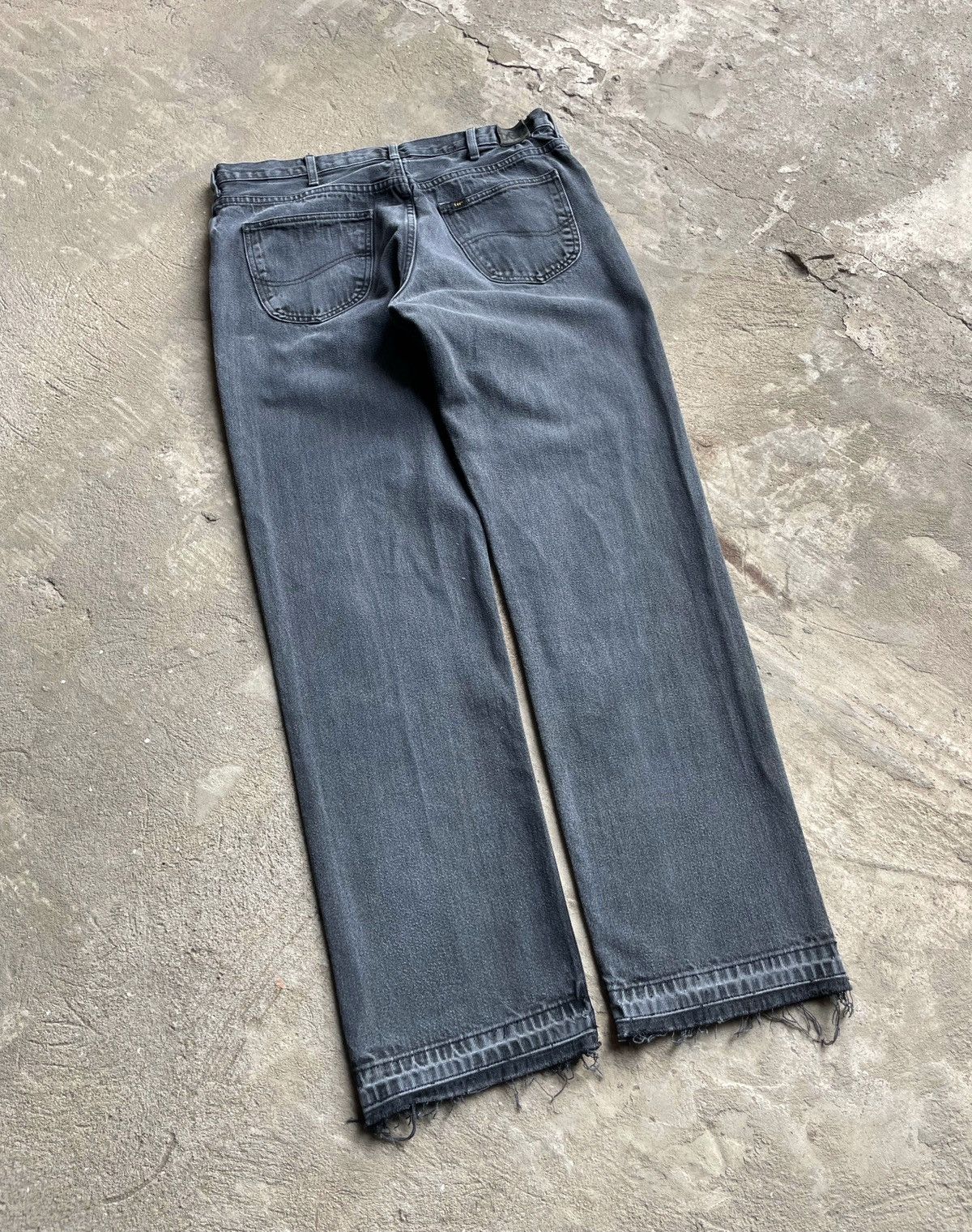Japanese Brand Vintage Y2K Faded Baggy Skater Cyber Grunge Jeans Balenciaga Size US 34 / EU 50 - 6 Thumbnail