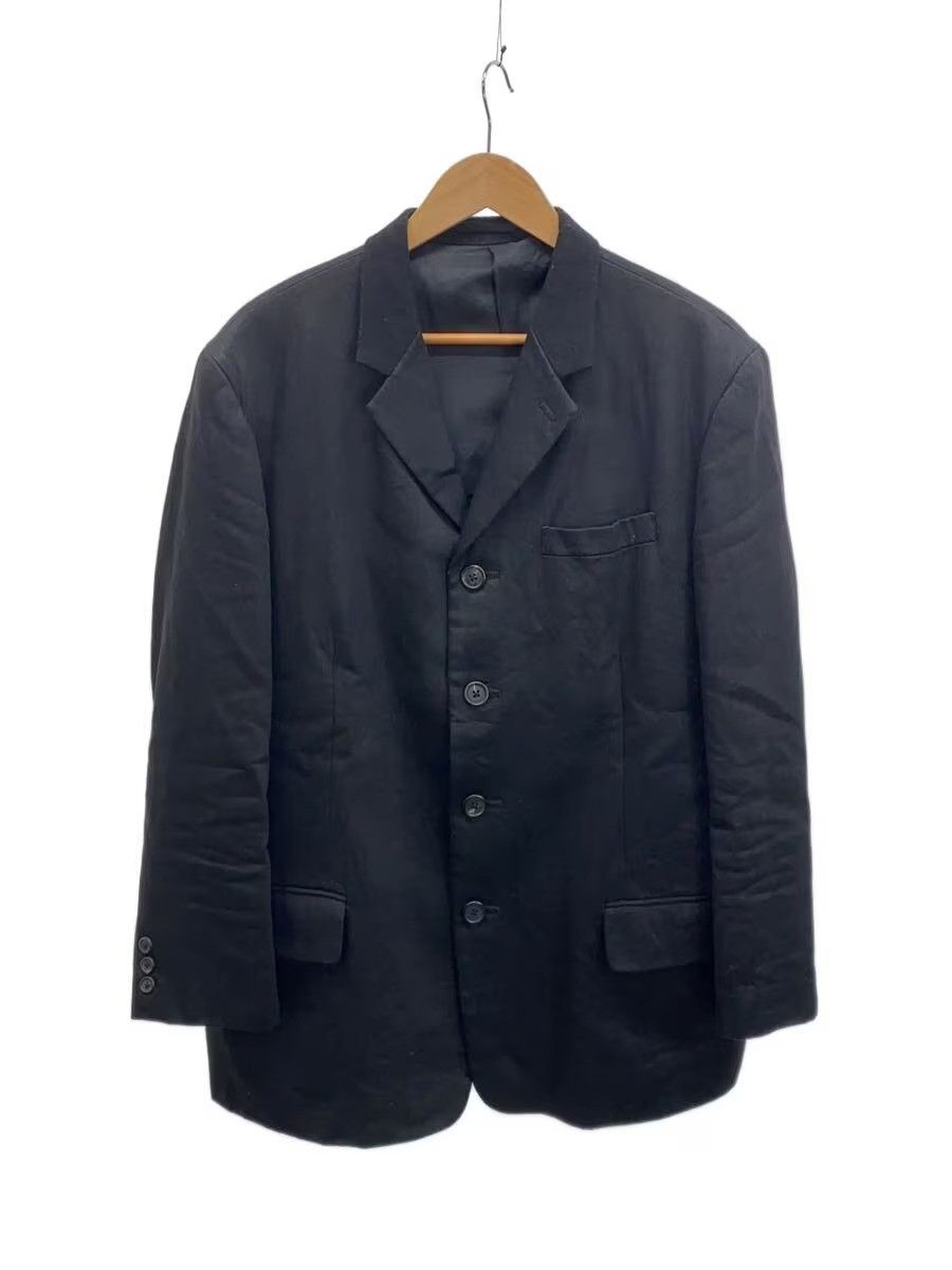 Yohji Yamamoto Linen Wool Jacket Size US L / EU 52-54 / 3 - 1 Thumbnail
