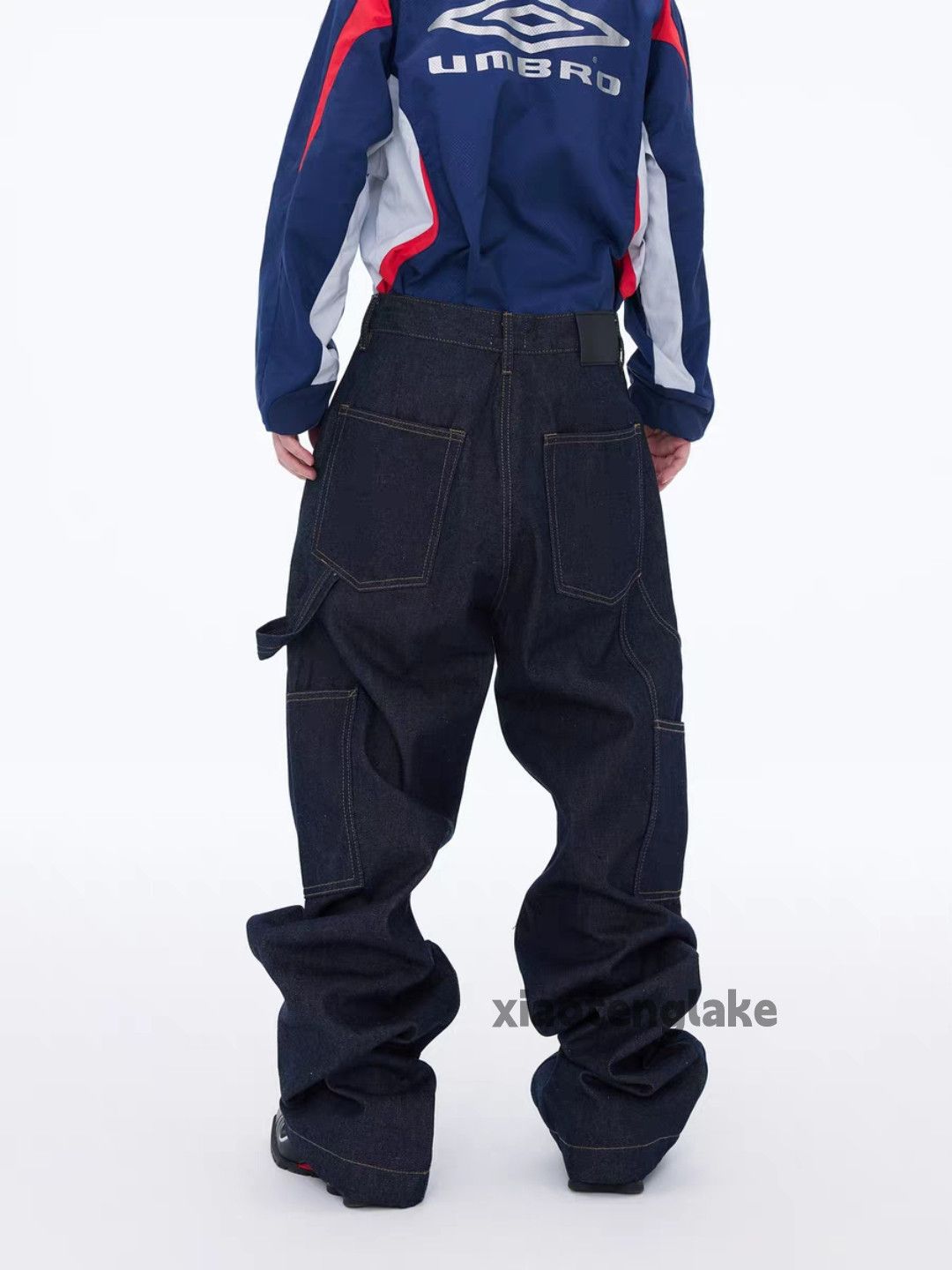 Jean ltx vintage wide Leg loose baggy hiphop cargo jeans Size US 34 / EU 50 - 7 Thumbnail