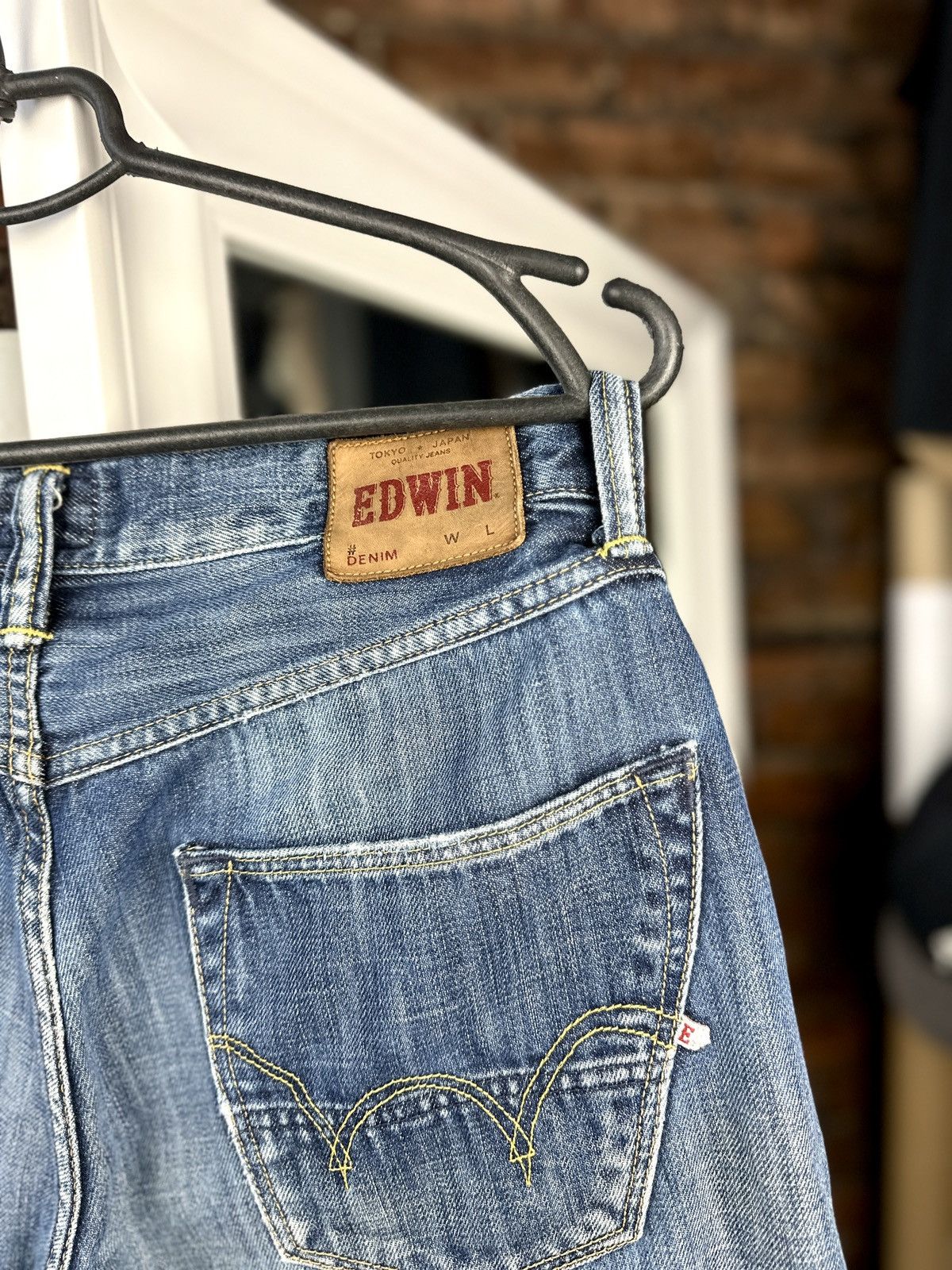 Edwin × Japanese Brand Mens Jeans Edwin ED-55 Relaxed Blue Size: 31/32 Size US 31 - 5 Thumbnail
