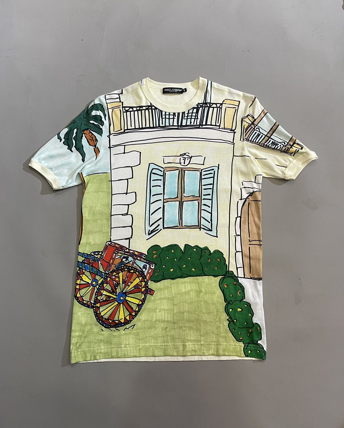 Dolce & Gabbana Dolce & Gabbana multicolor overprint shirt Size US S / EU 44-46 / 1 - 1 Thumbnail