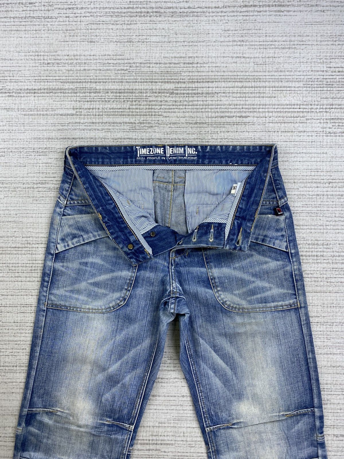 Japanese Brand 🔥STEALS Timezone Japan Rare Design Denim Jeans Pants Size US 32 / EU 48 - 6 Thumbnail