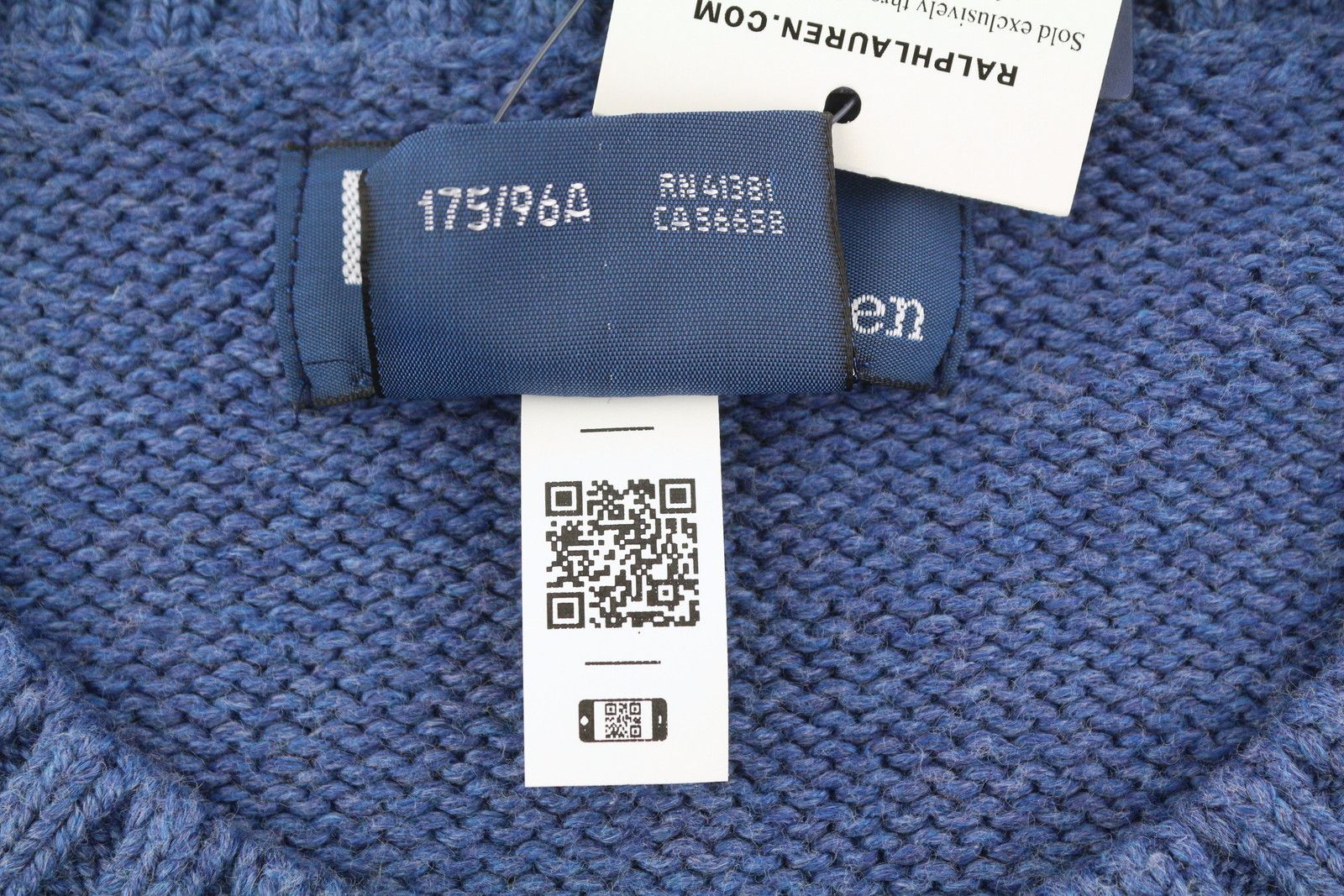 Ralph Lauren BLUE M Cotton USA Flag Pullover 86949 Size US M / EU 48-50 / 2 - 8 Thumbnail