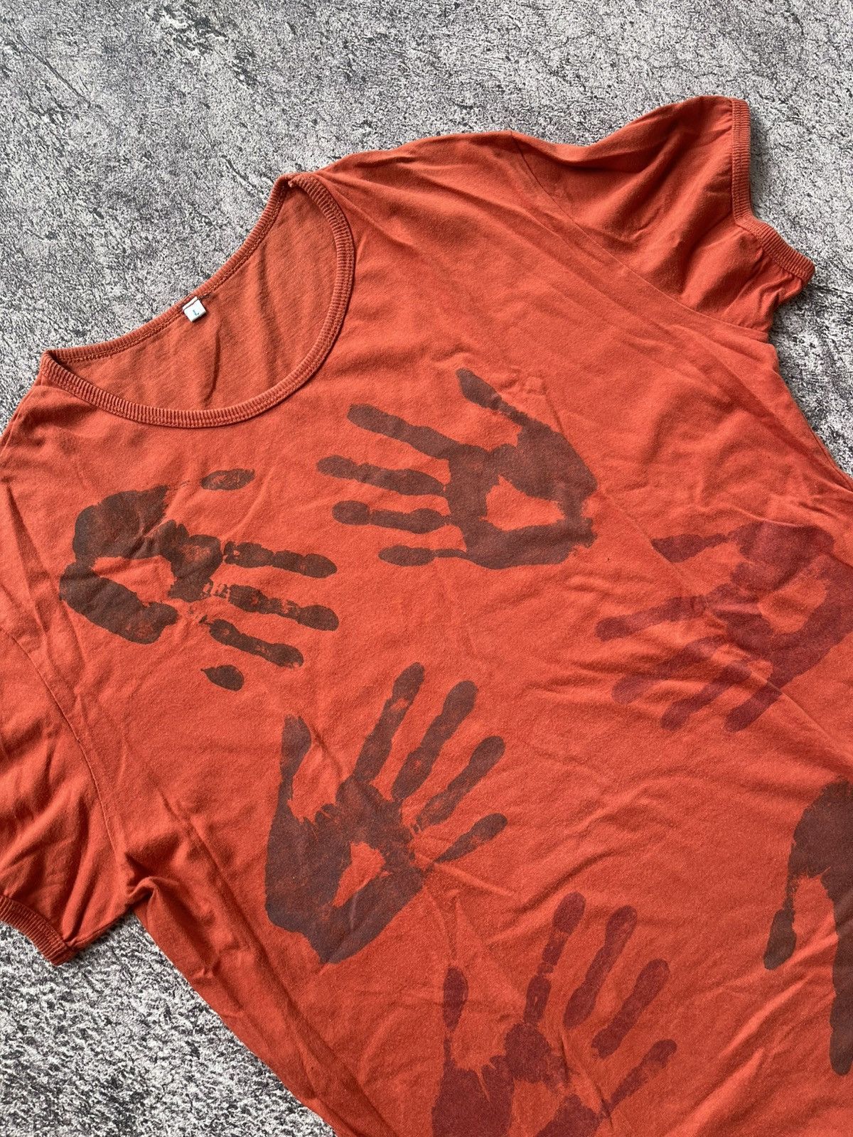 RERE VIVIENNE WESTWOOD MAN HAND PRINT TEE