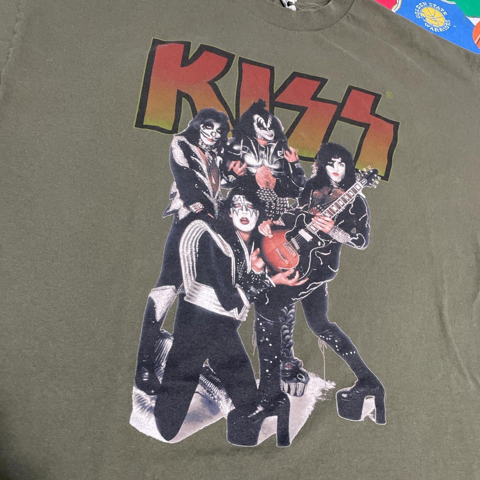 Band Tees × Vintage Kiss Army Official Member 40 Year Anniversary Tour Rock Tee Size US XL / EU 56 / 4 - 3 Thumbnail
