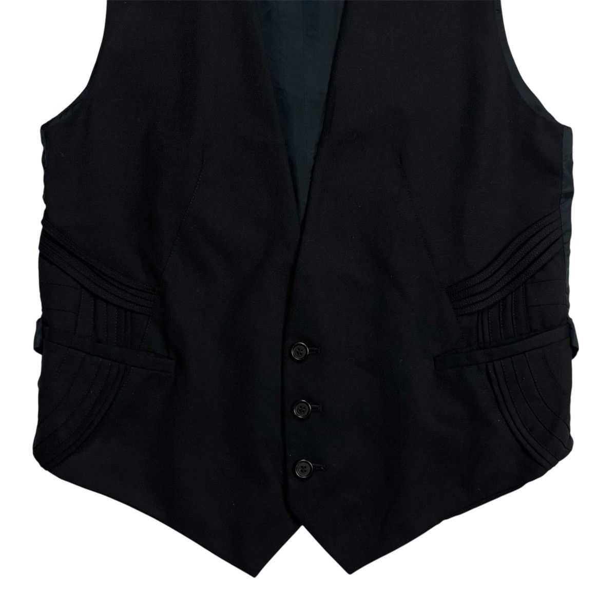 Dior AW 2006 Dior Homme Sculpted Tailoring Vest by Hedi Slimane Size 48R - 2 Thumbnail