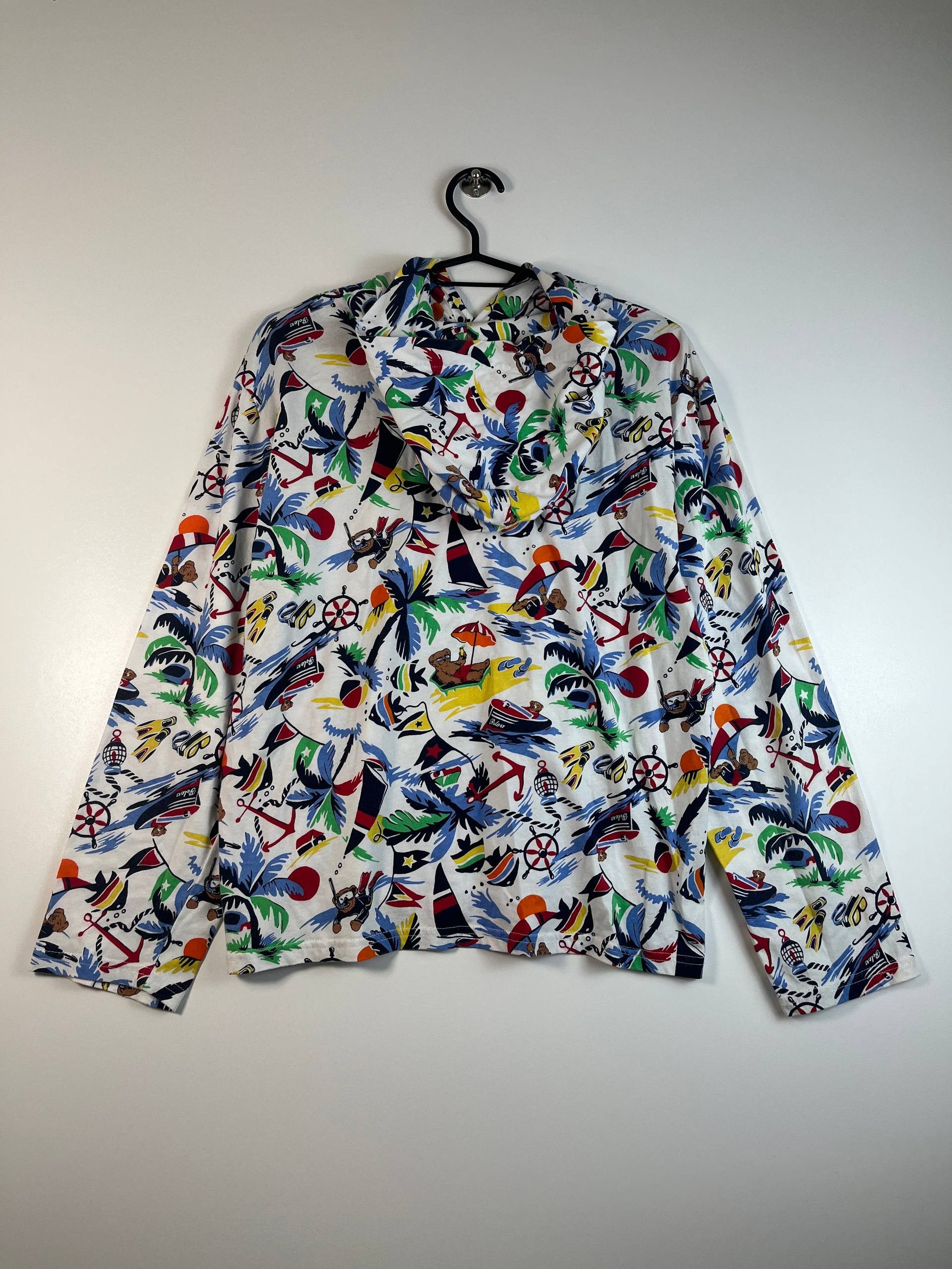 Polo Ralph Lauren POLO RALPH LAUREN BEAR TOP HOODIE SHIRT SURF SWIM BEACH Sz S Size XL / US 12-14 / IT 48-50 - 4 Thumbnail