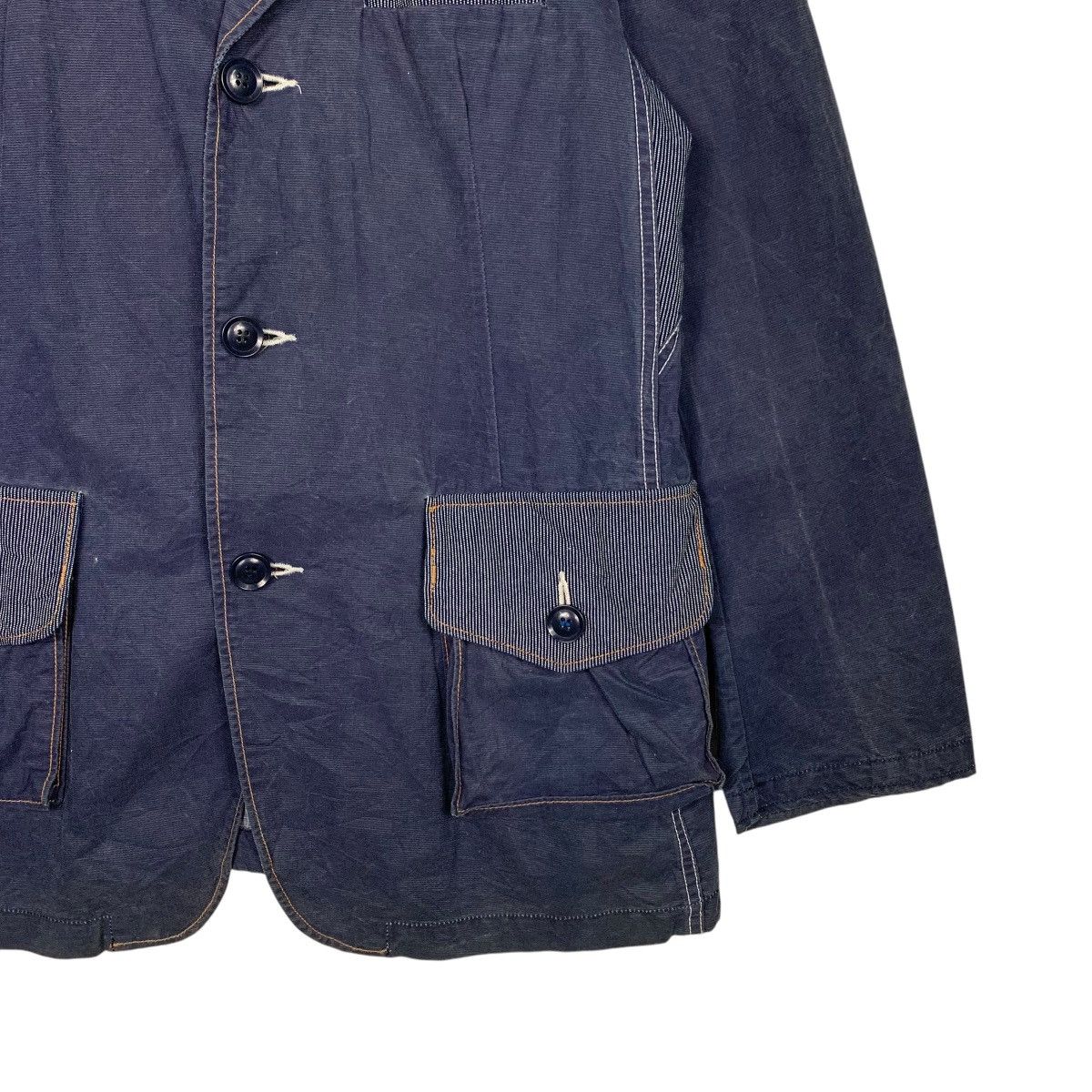 Japanese Brand U.U Jean Jacket Denim Casual Jacket #2578-C116 Size US L / EU 52-54 / 3 - 6 Thumbnail