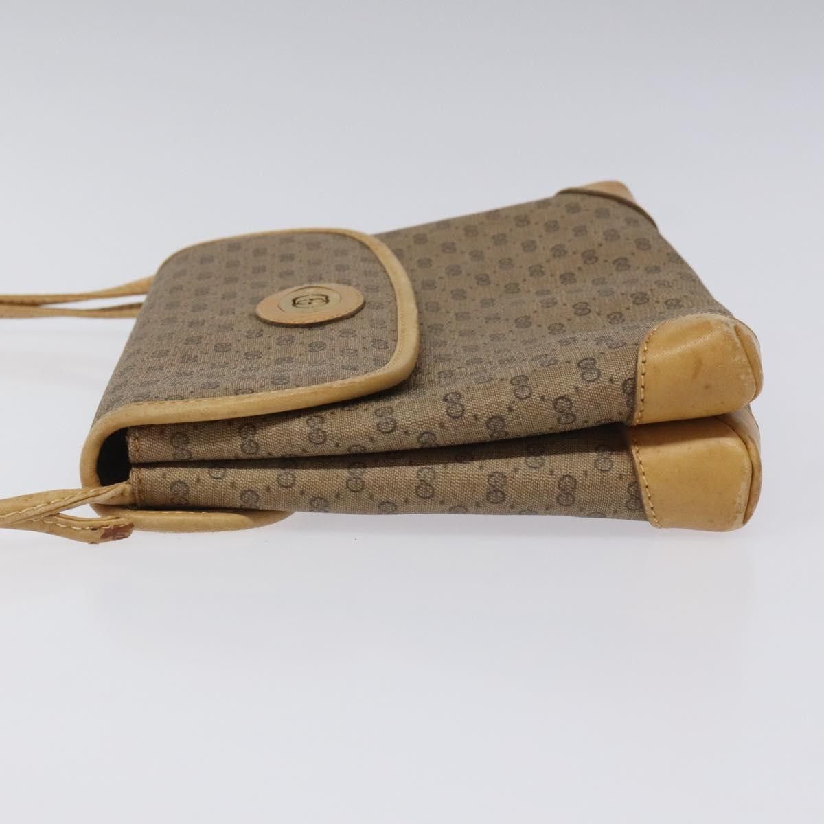Gucci GUCCI Micro GG Canvas Shoulder Bag Pvc Leather Beige Size ONE SIZE - 5 Thumbnail