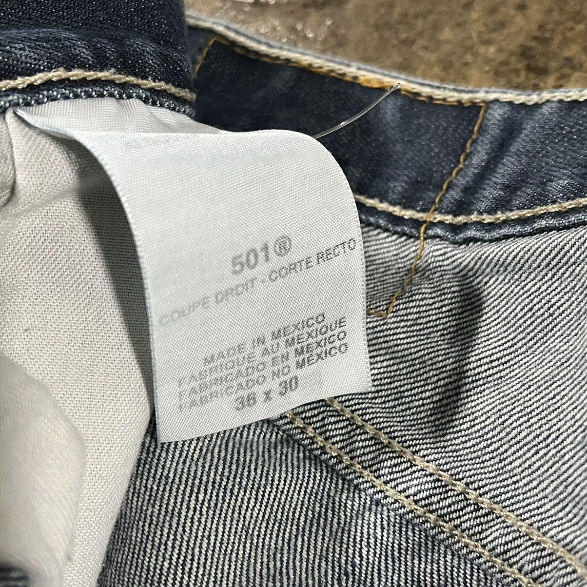 Levi's × Vintage Crazy Vintage Y2K Levi's 501 Button Fly Essential Jeans Size US 36 / EU 52 - 10 Thumbnail