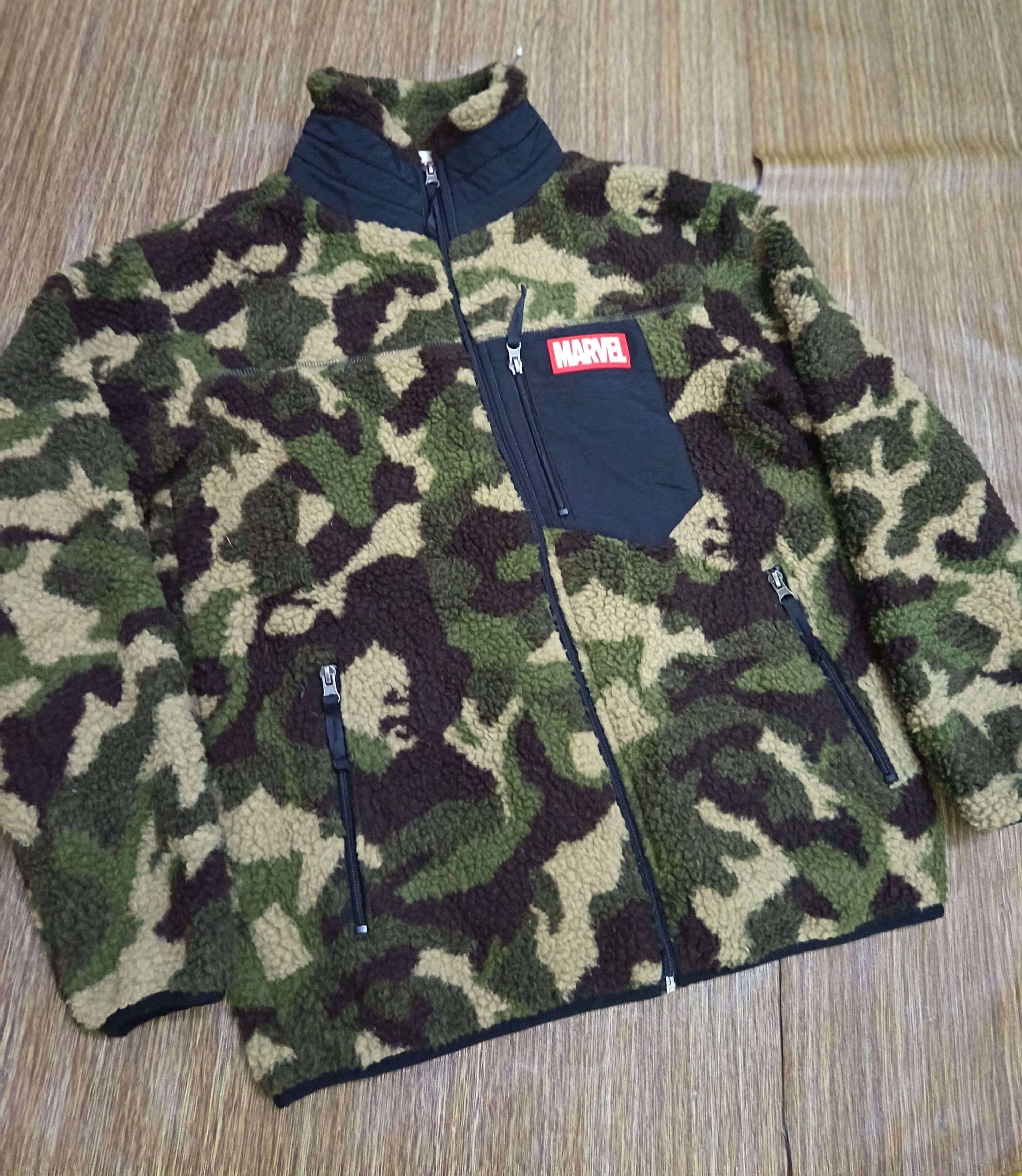 Marvel Comics Marvel japan camouflage fleece jacket Size US M / EU 48-50 / 2 - 10 Thumbnail