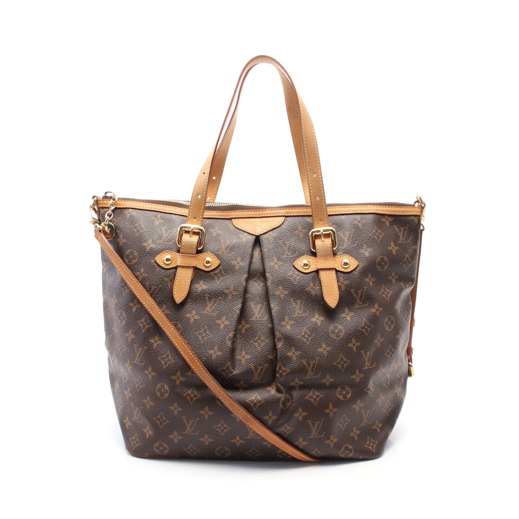 Louis Vuitton Louis Vuitton Palermo Gm Monogram Shoulder Bag Leather Brown Size ONE SIZE - 1 Thumbnail