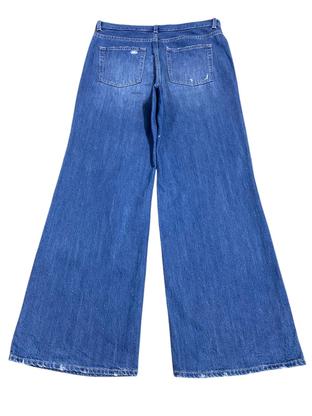Japanese Brand Vintage Japanese Brand Distressed Baggy Soft Jeans Size US 33 - 2 Thumbnail