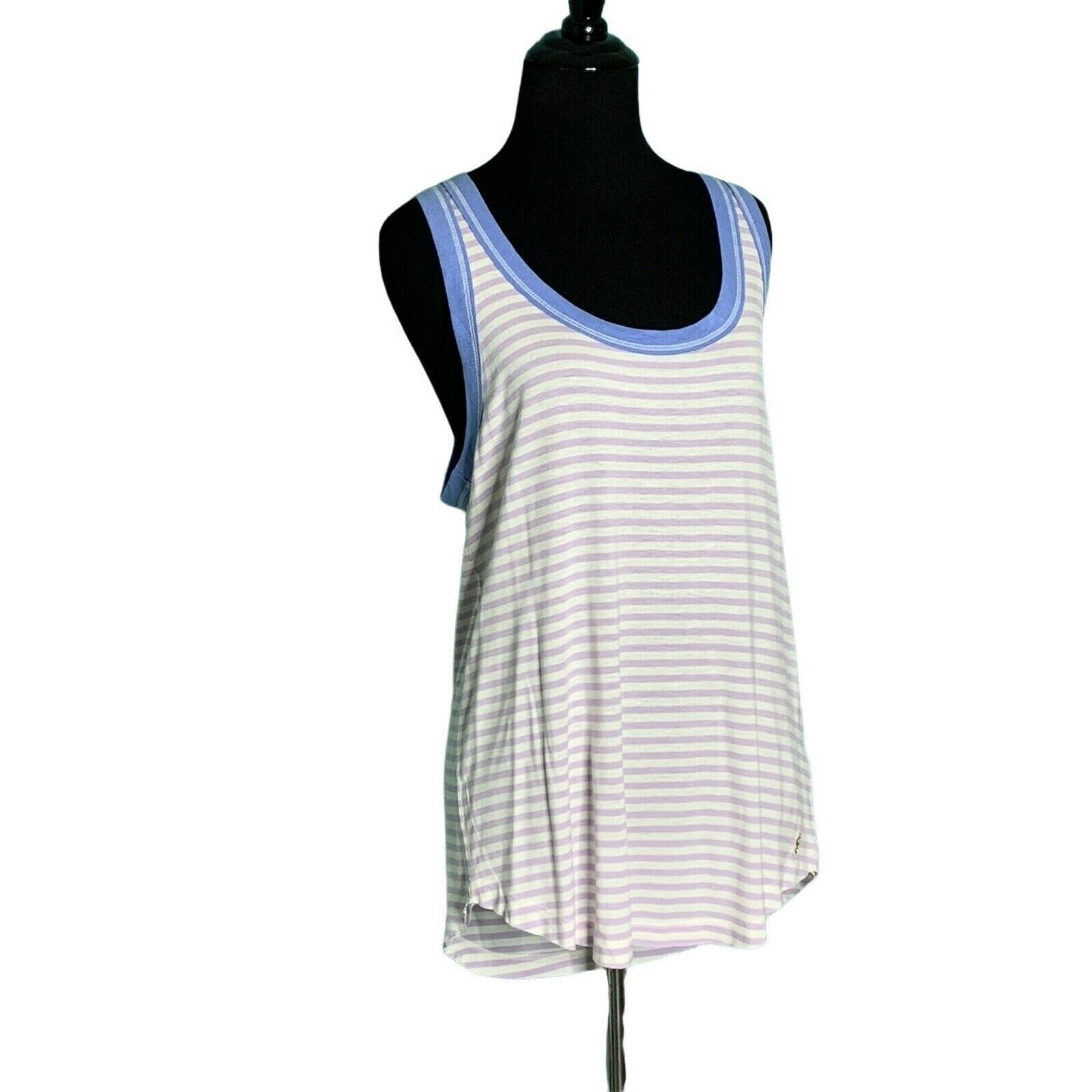 Juicy Couture Juicy Couture Purple White Stripe Racerback Tank Top size M Size M / US 6-8 / IT 42-44 - 2 Thumbnail