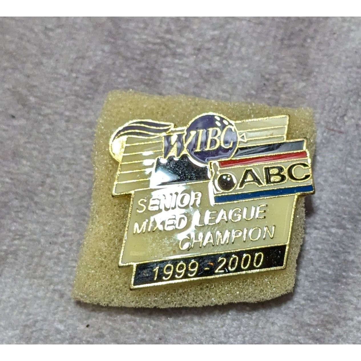 Other 1999-2000 WIBC ABC Senior Mixed League Champion Pin Size ONE SIZE - 4 Thumbnail